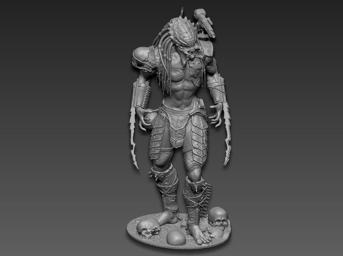 Predator 3D print model_19