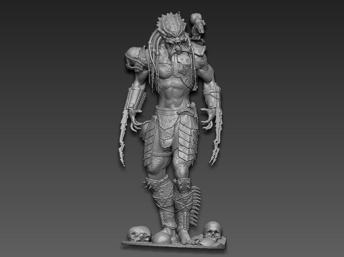 Predator 3D print model_14