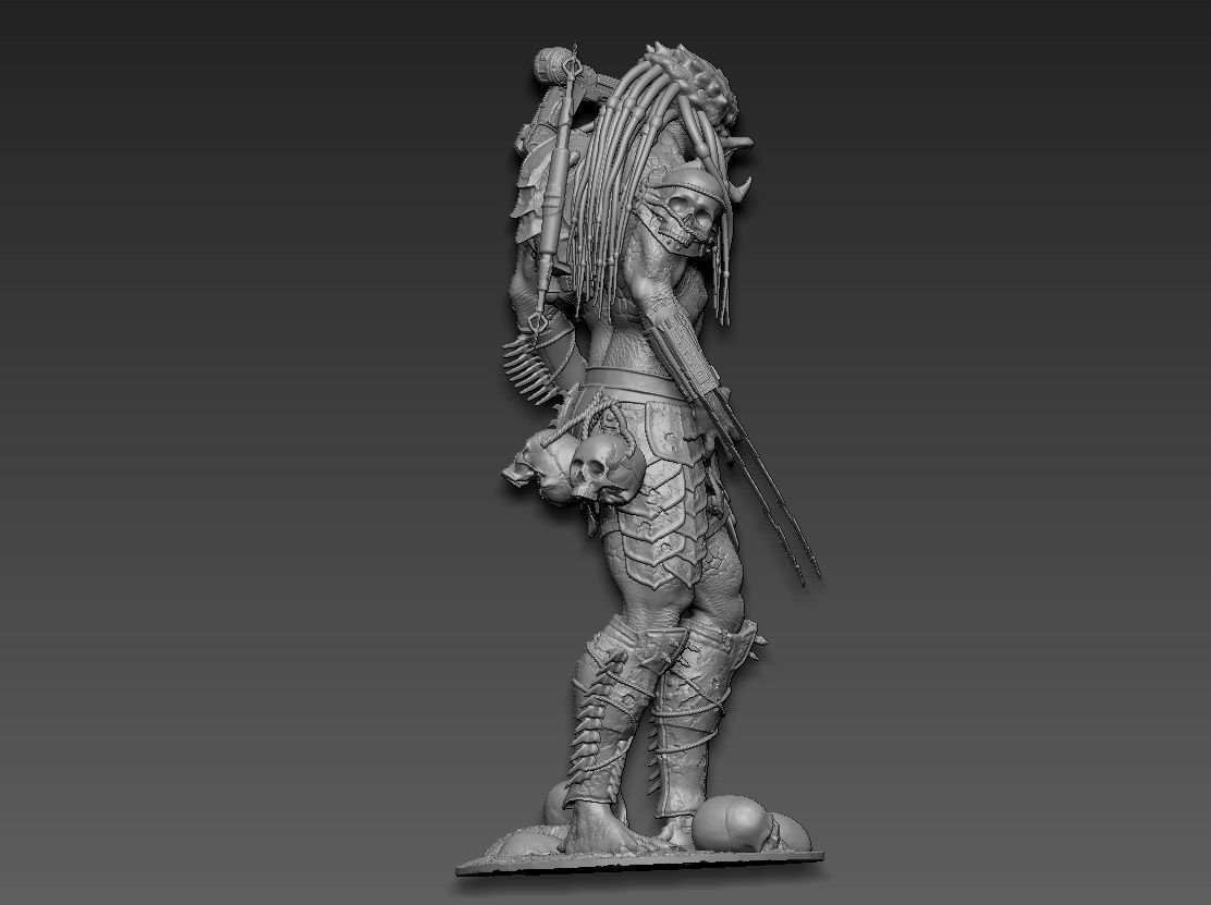 Predator 3D print model_9