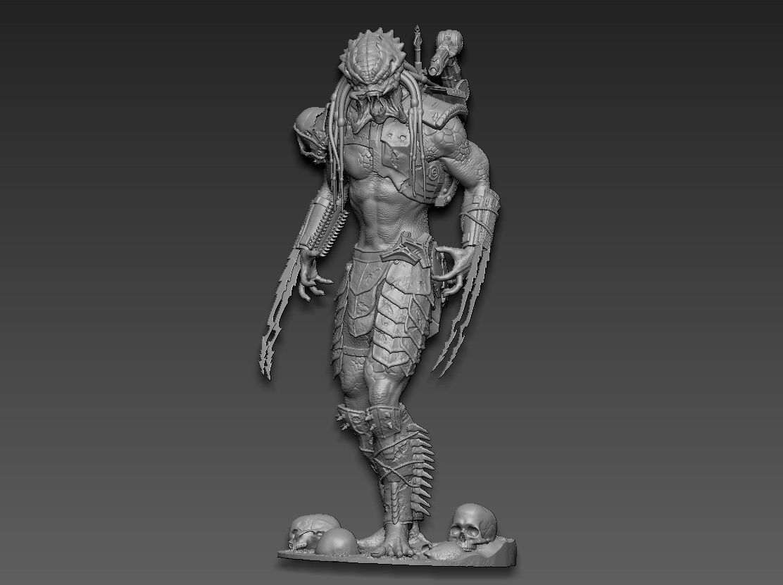Predator 3D print model_15