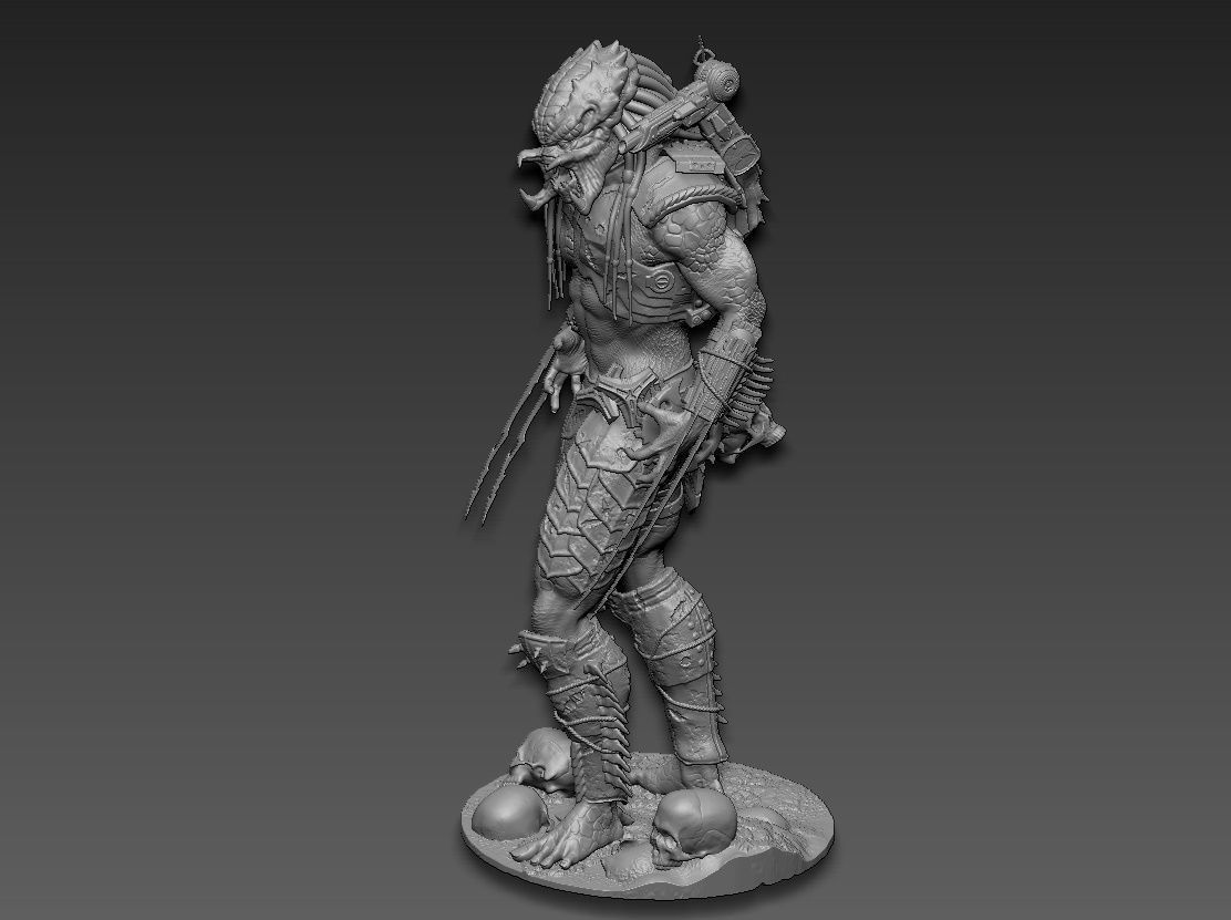 Predator 3D print model_16