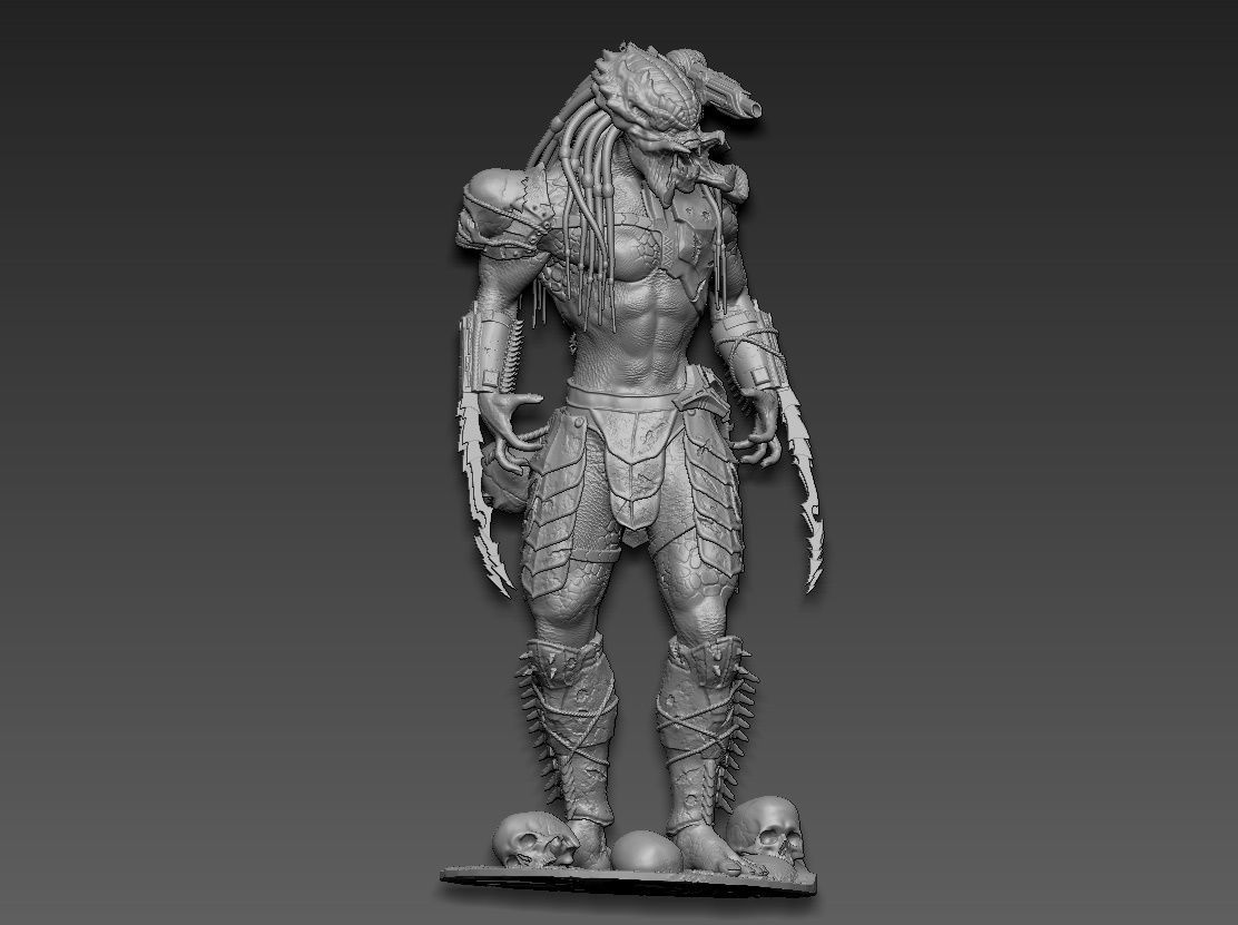 Predator 3D print model_13