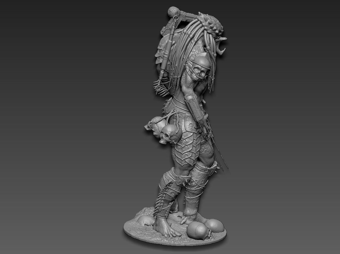 Predator 3D print model_18