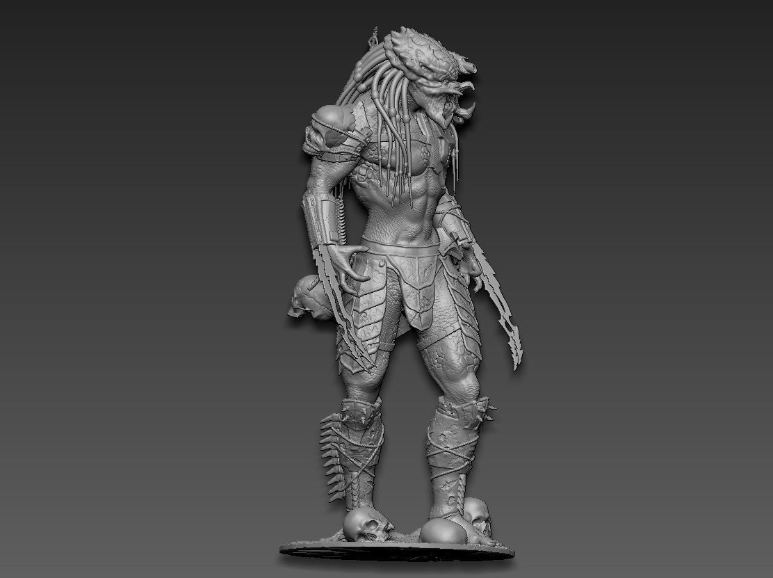 Predator 3D print model_12