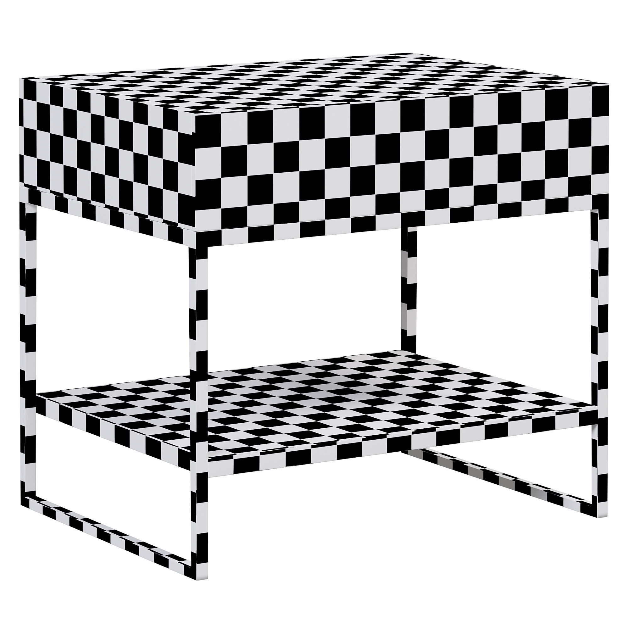 Badhir Bedside Table By Evanyrouse 3D model_3