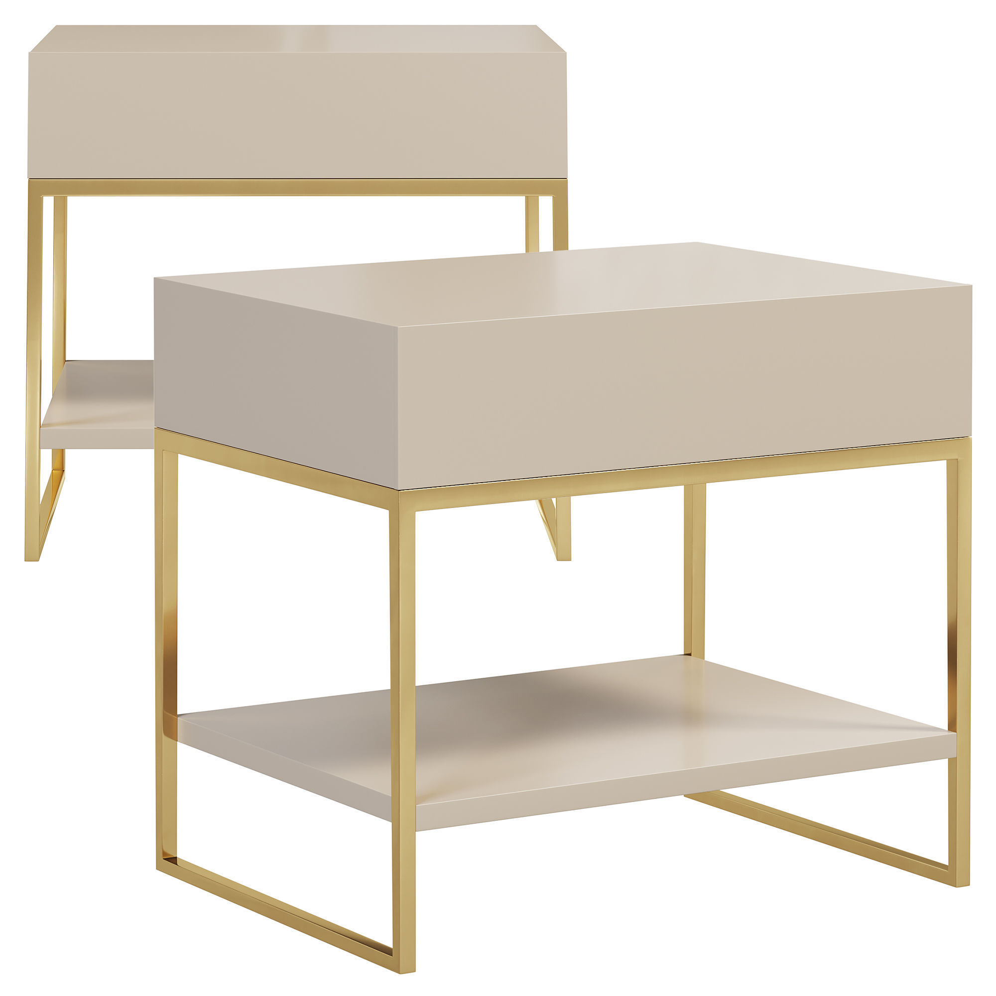 Badhir Bedside Table By Evanyrouse 3D model_2