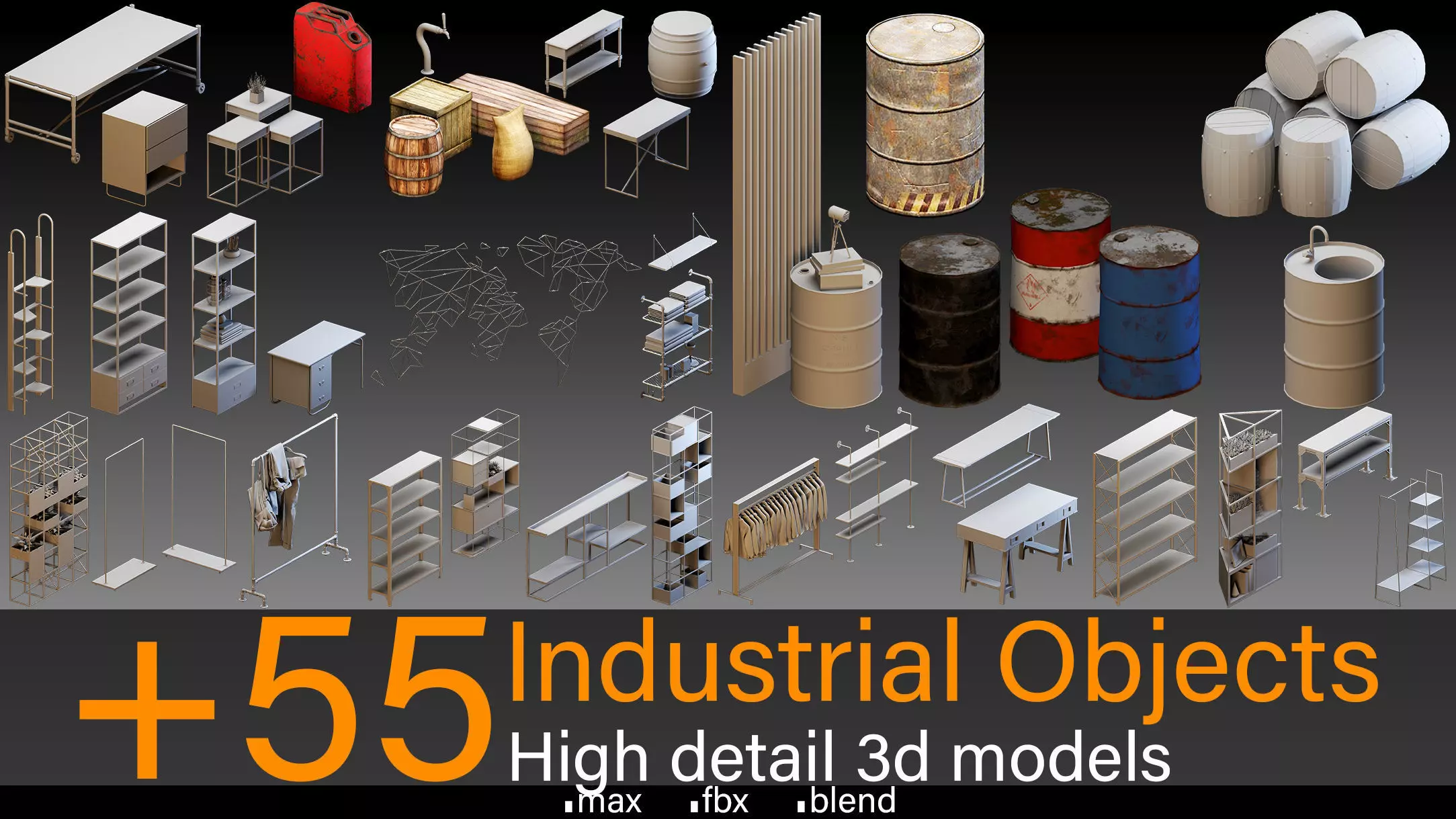 55- Industrial objects 3D model_0