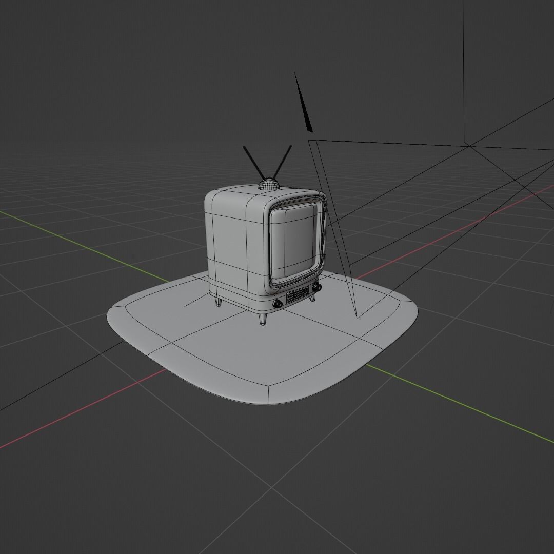NOSTALGIC TELEVISION Free 3D model_3