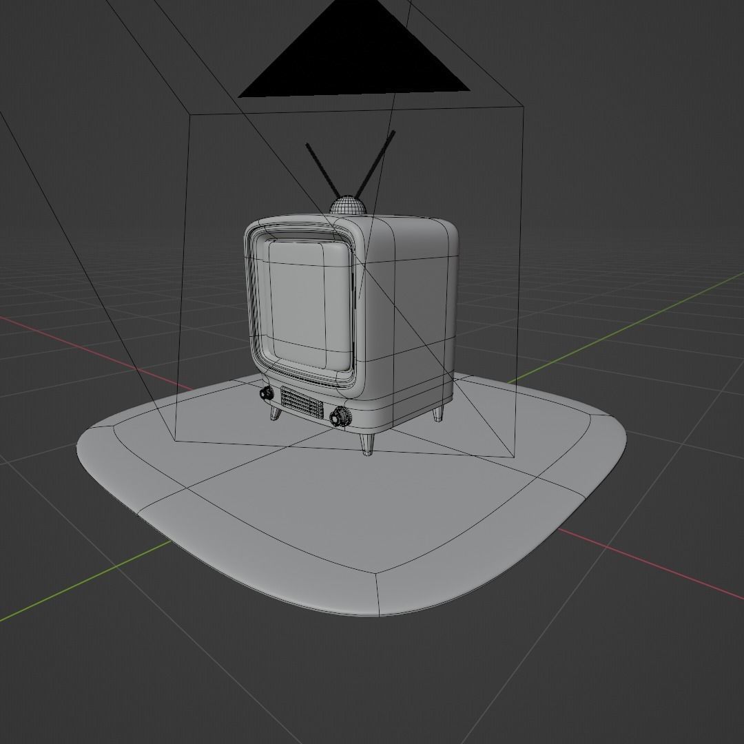NOSTALGIC TELEVISION Free 3D model_4