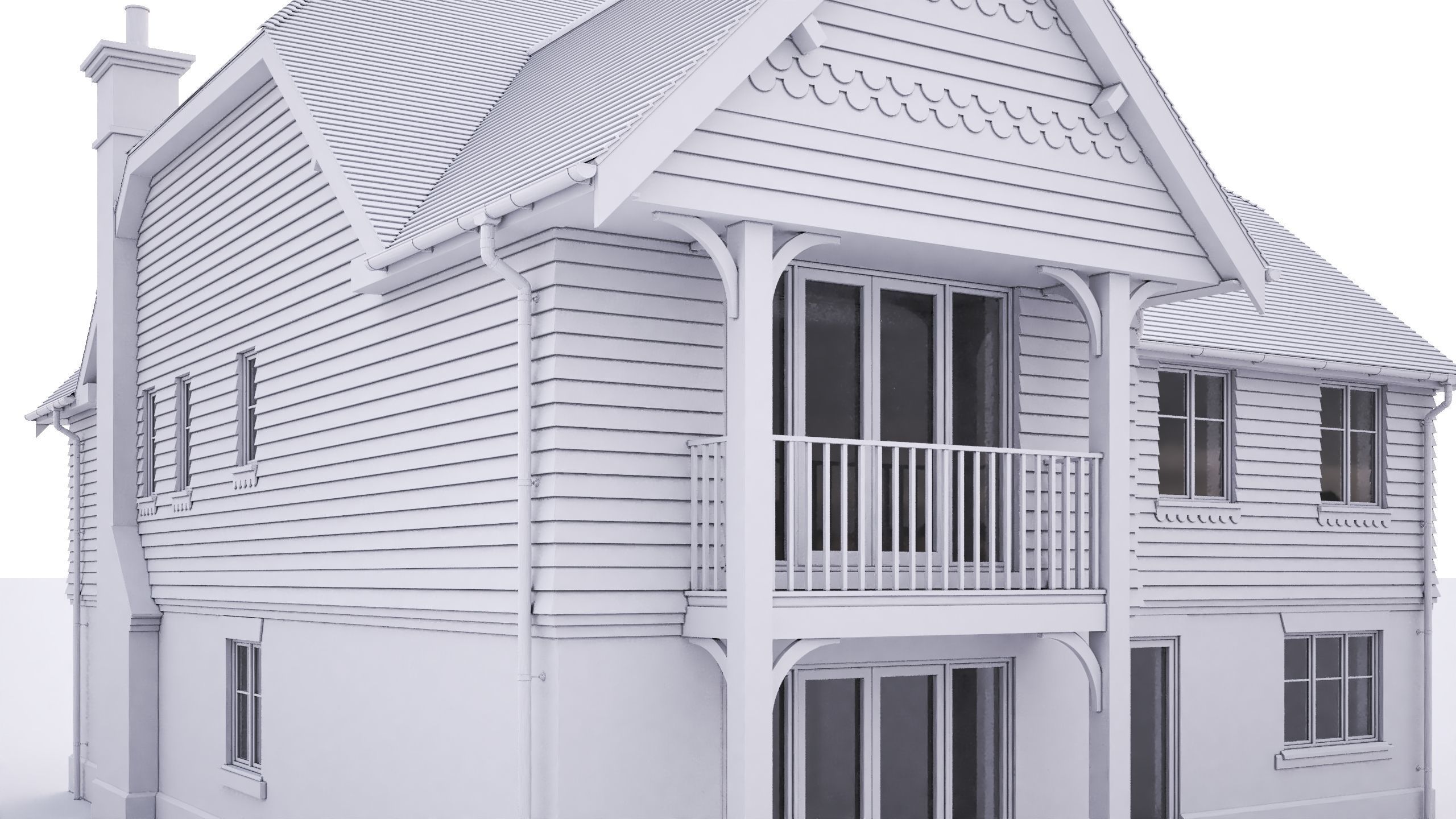 British House Hayesgreen Plot1 3D model_5