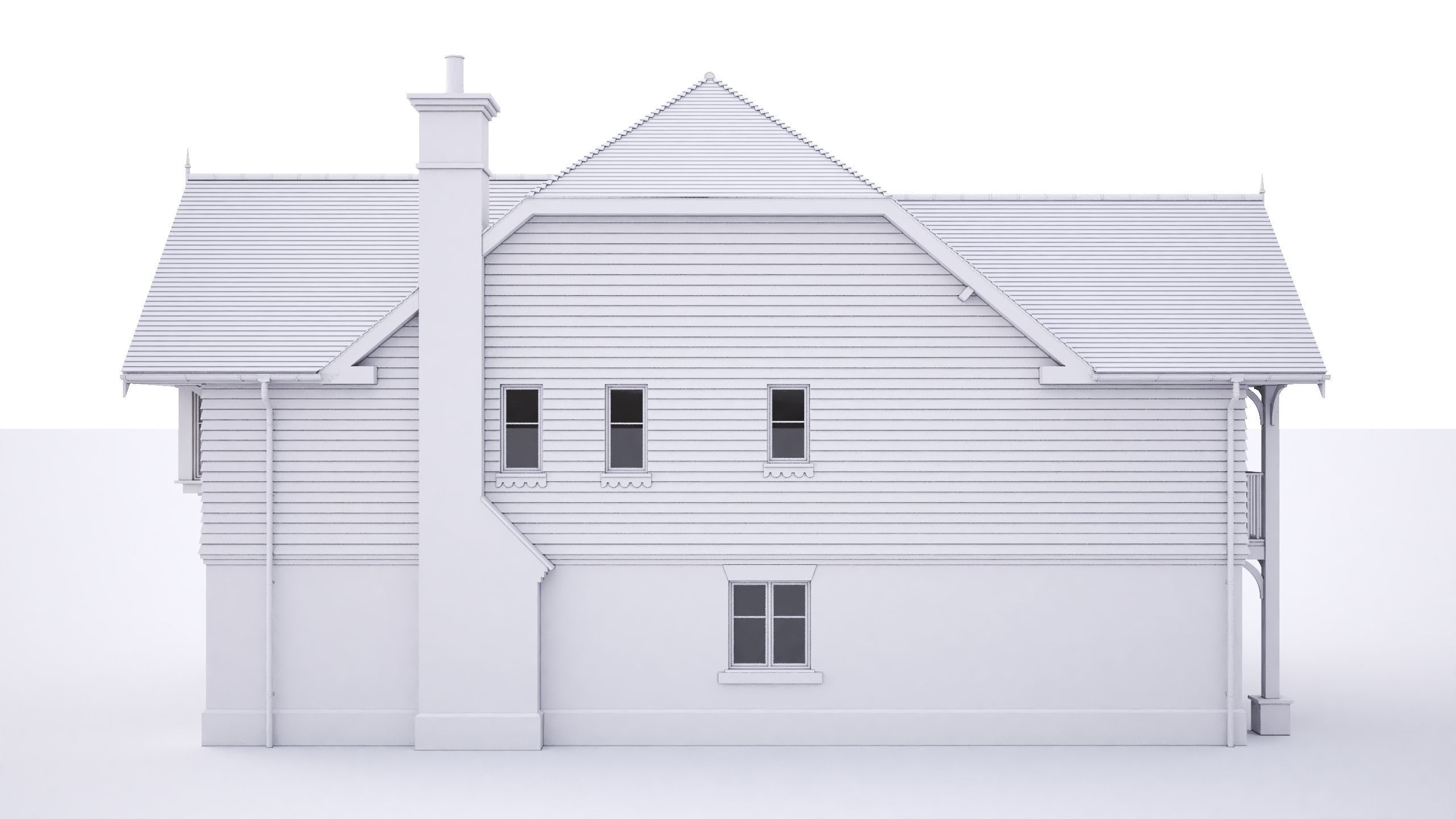 British House Hayesgreen Plot1 3D model_3