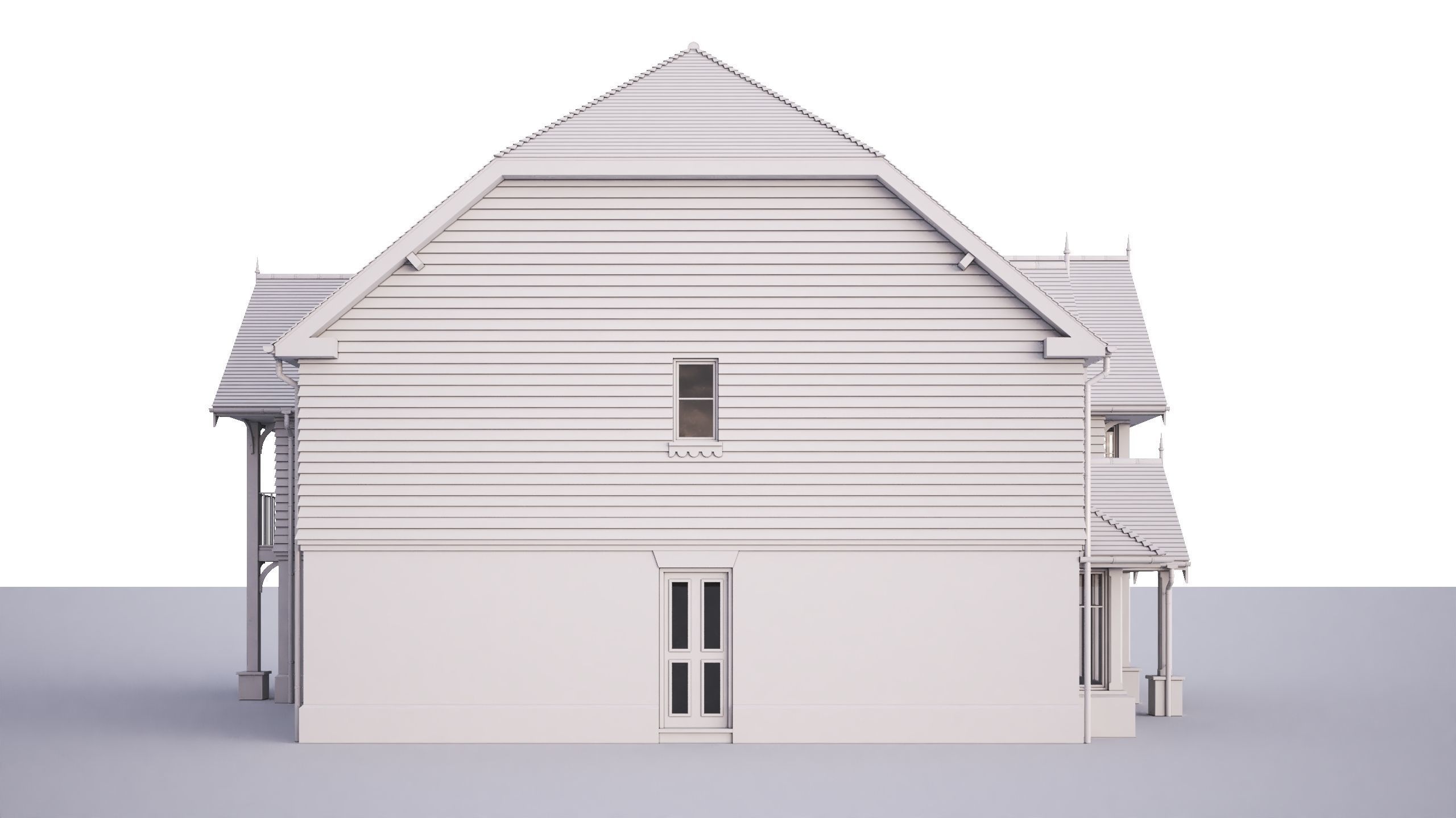 British House Hayesgreen Plot1 3D model_2