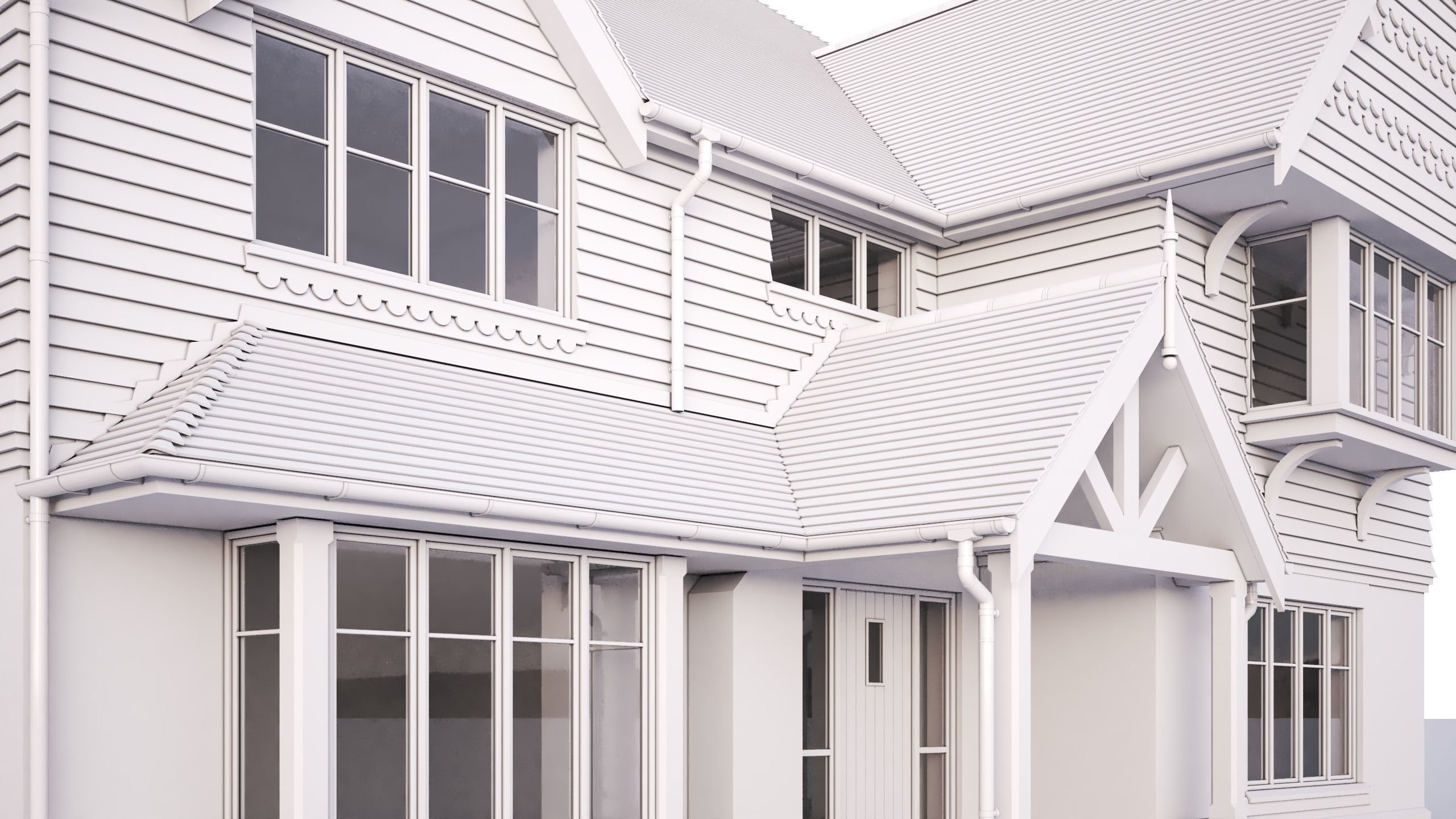 British House Hayesgreen Plot1 3D model_4