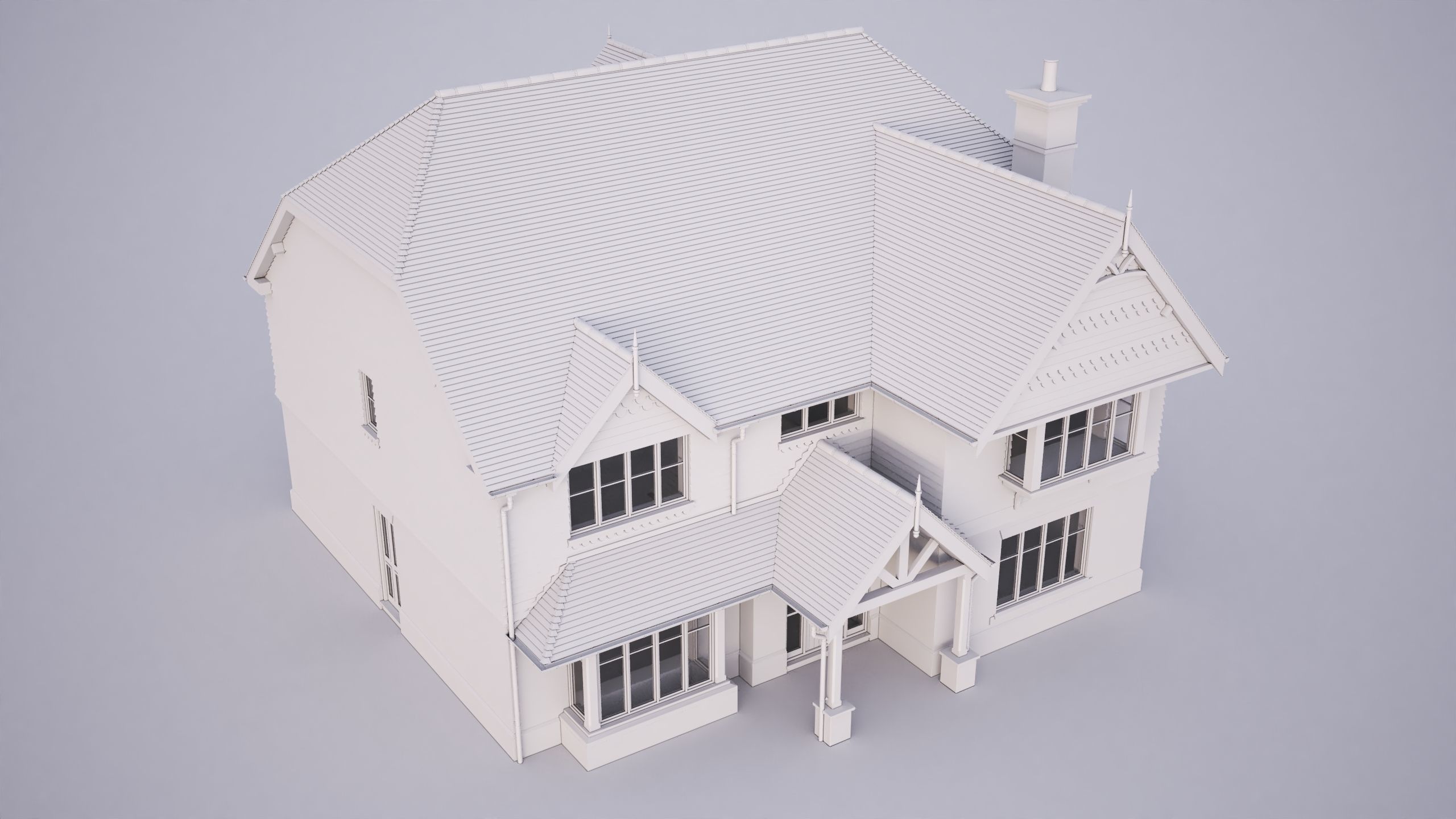 British House Hayesgreen Plot1 3D model_6
