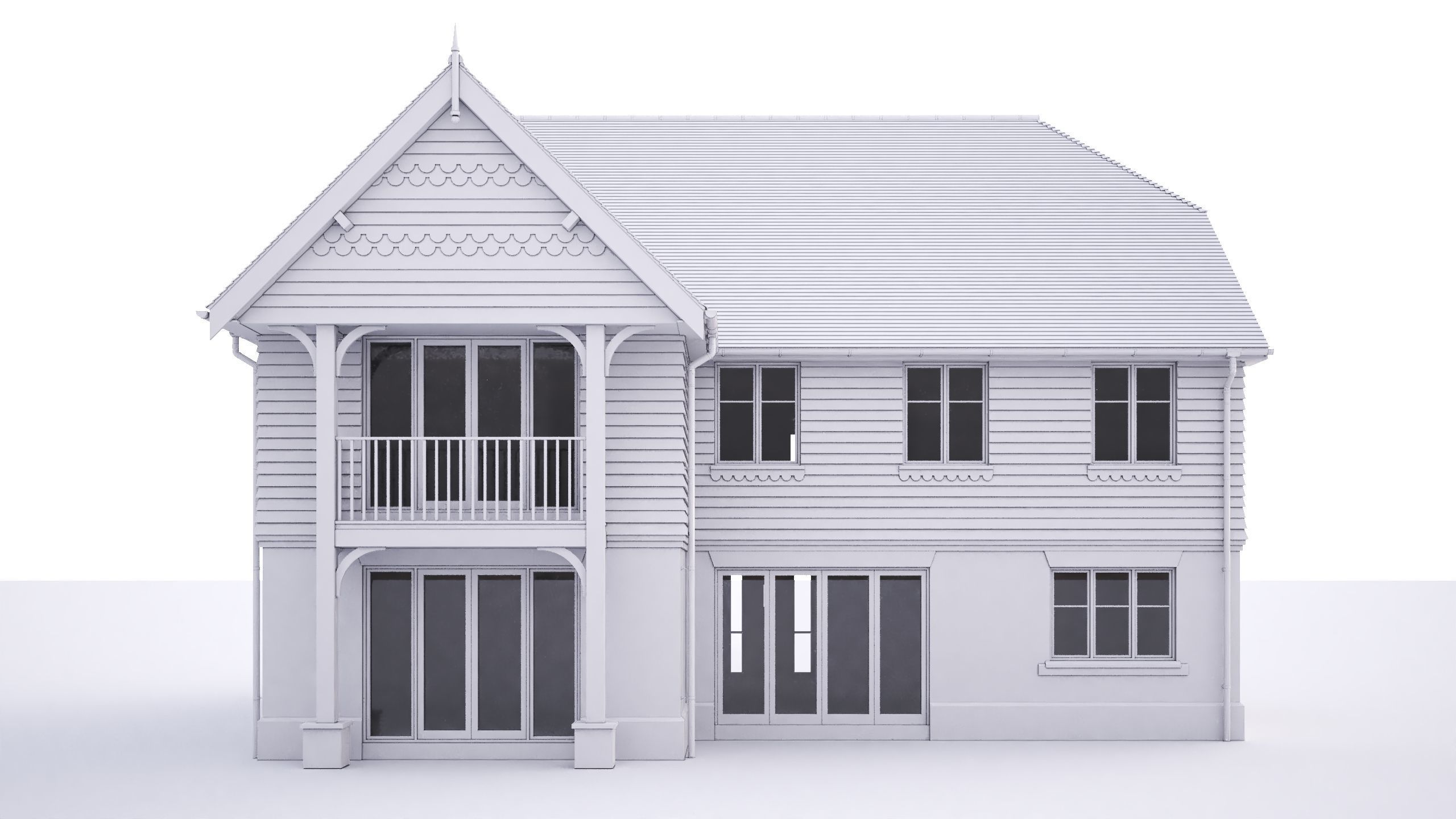 British House Hayesgreen Plot1 3D model_1