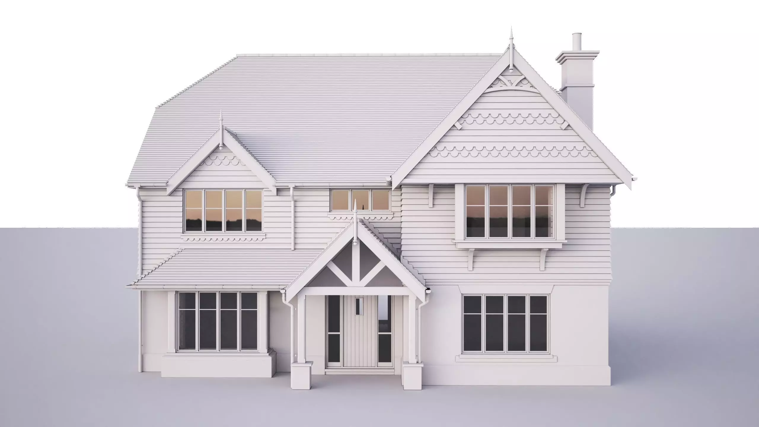 British House Hayesgreen Plot1 3D model_0