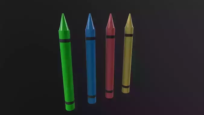 Crayons crayon 3D Model