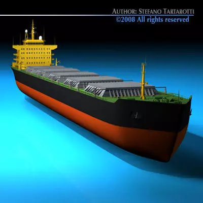 Cargo ship 3D model