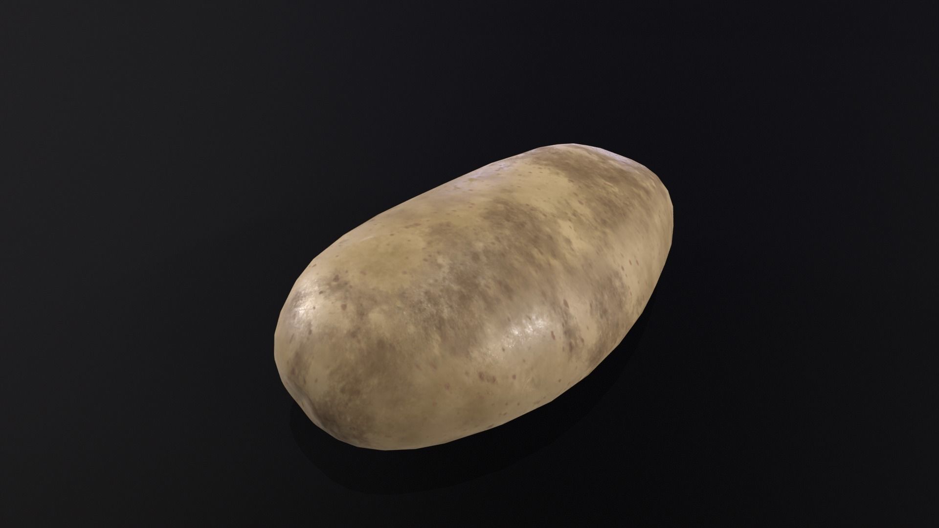 Potatos Low-poly 3D model_18