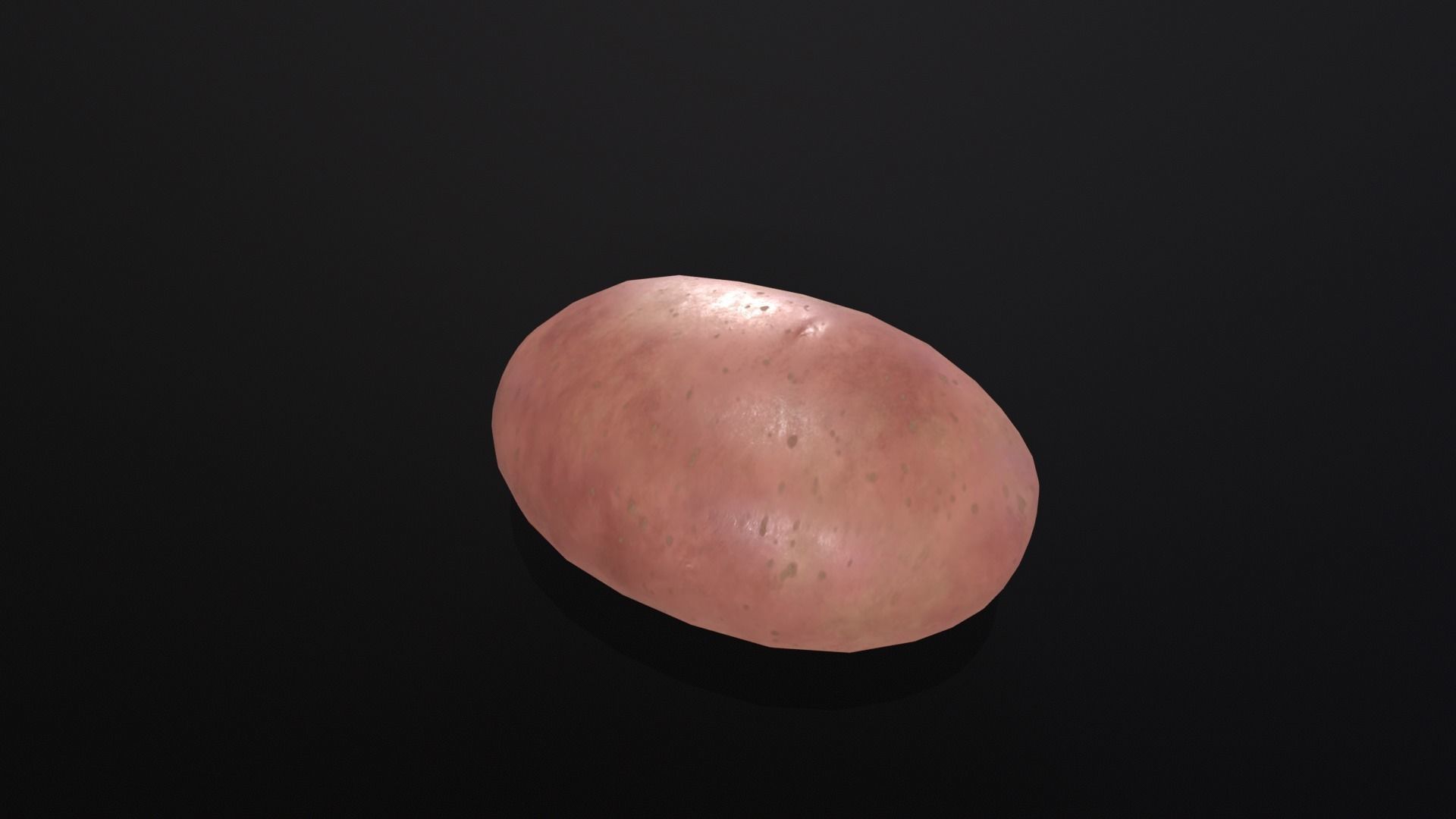 Potatos Low-poly 3D model_20