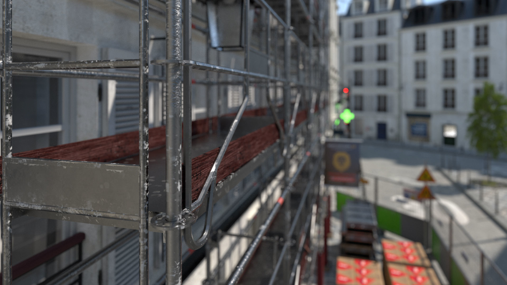 Paris Trendy Street and Place Bundle Entreprise license 3D model_6