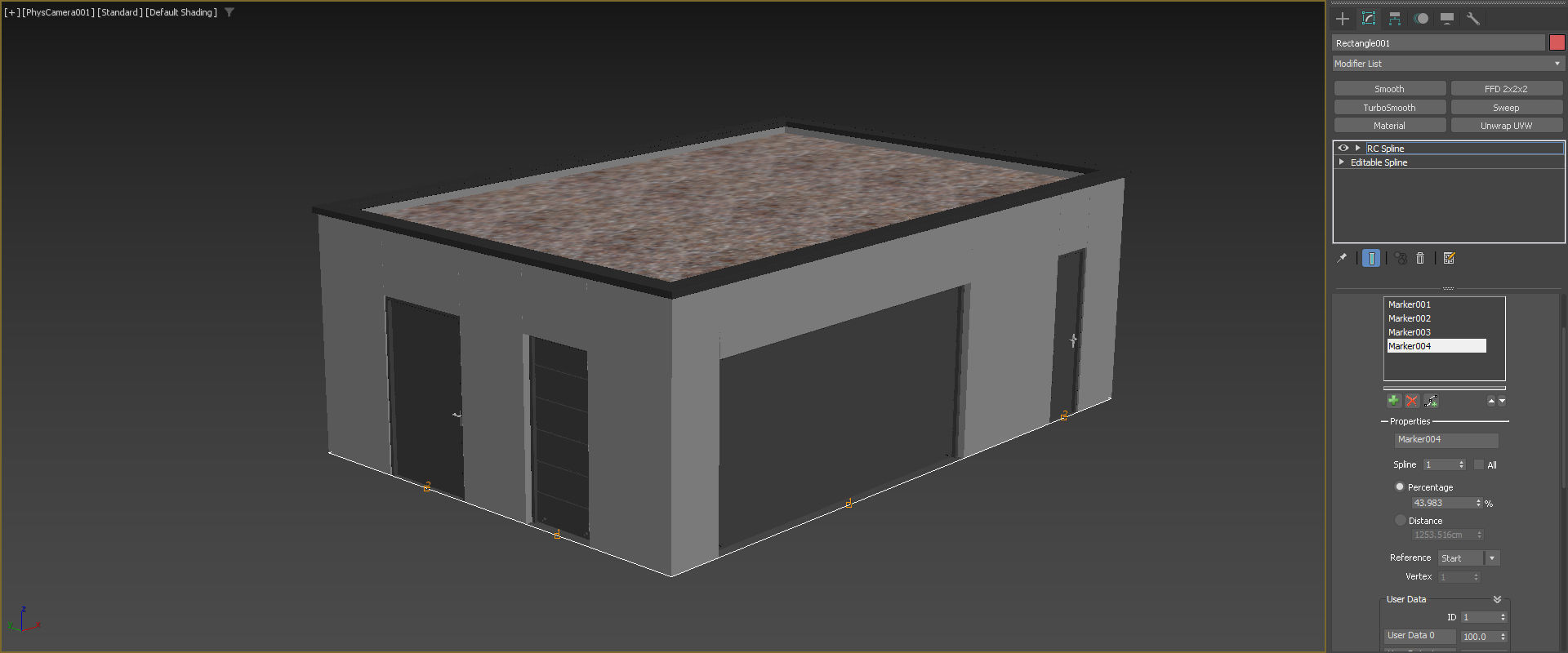 Parametric Garage house Railclone 3D model_2