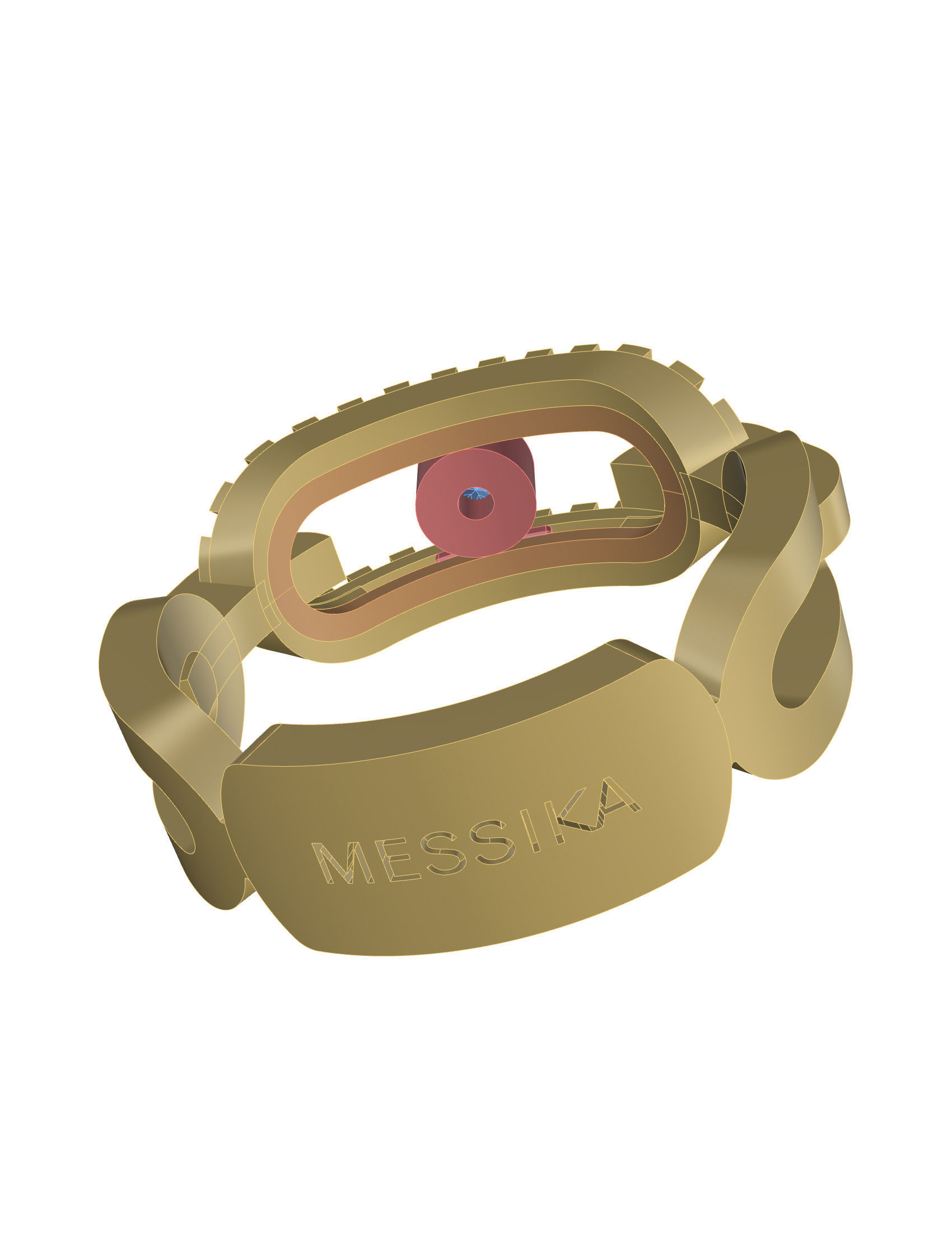 Women ring 3D print model_14