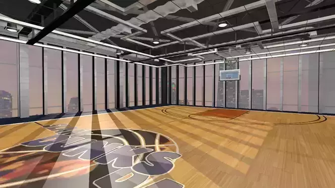 Basketball stadium 3d model