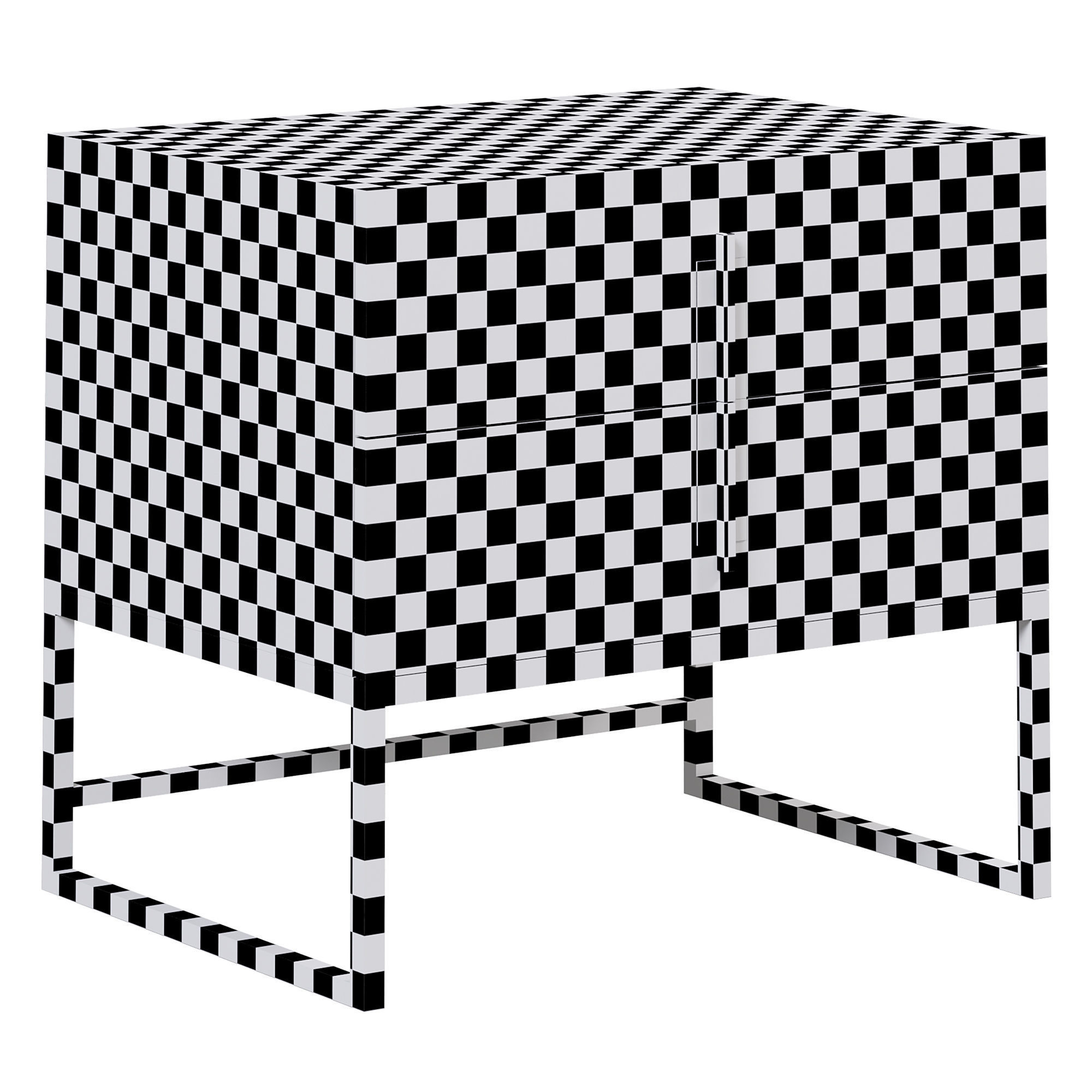 Dharmi Bedside Table By Evanyrouse 3D model_4