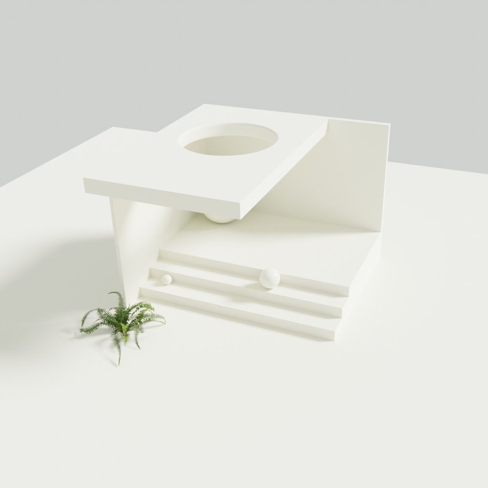Minimal podium for product presentation 3D model_6
