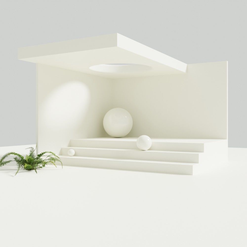 Minimal podium for product presentation 3D model_4