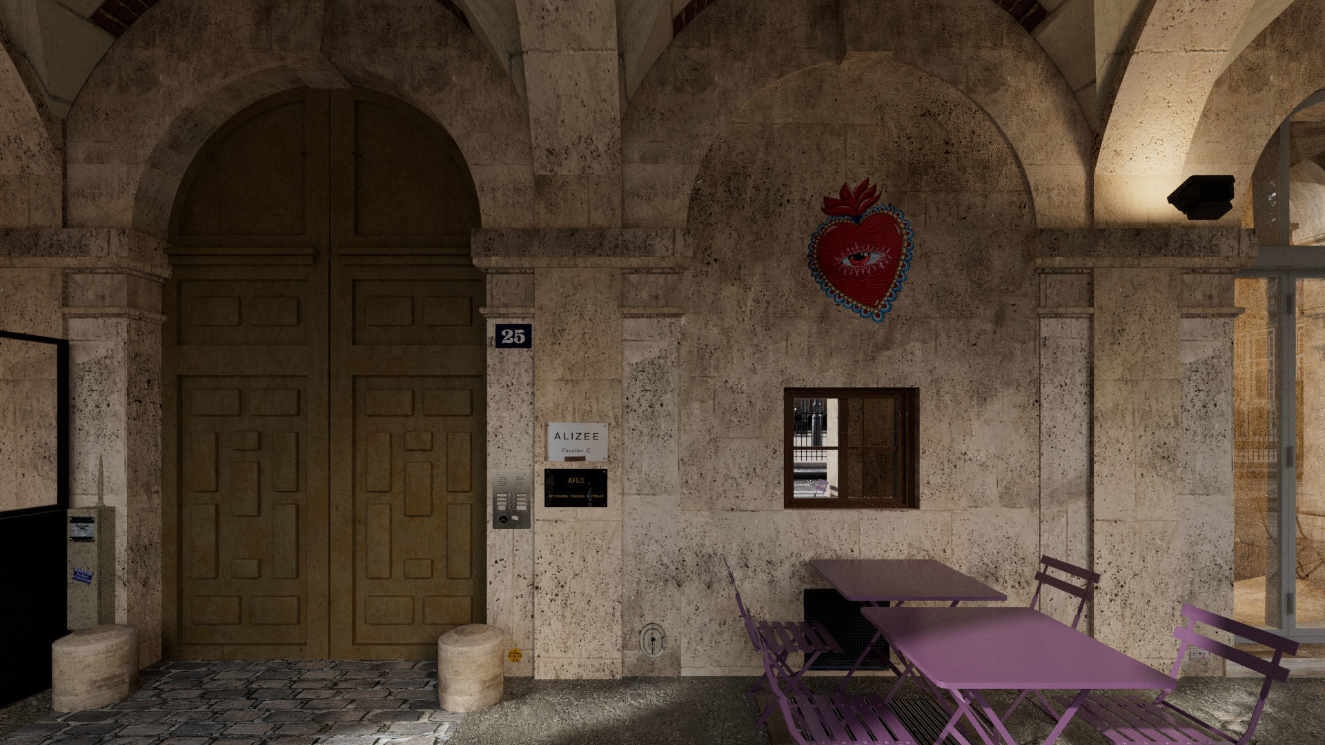 Paris Royal Place des Vosges Studio License 3D model_20