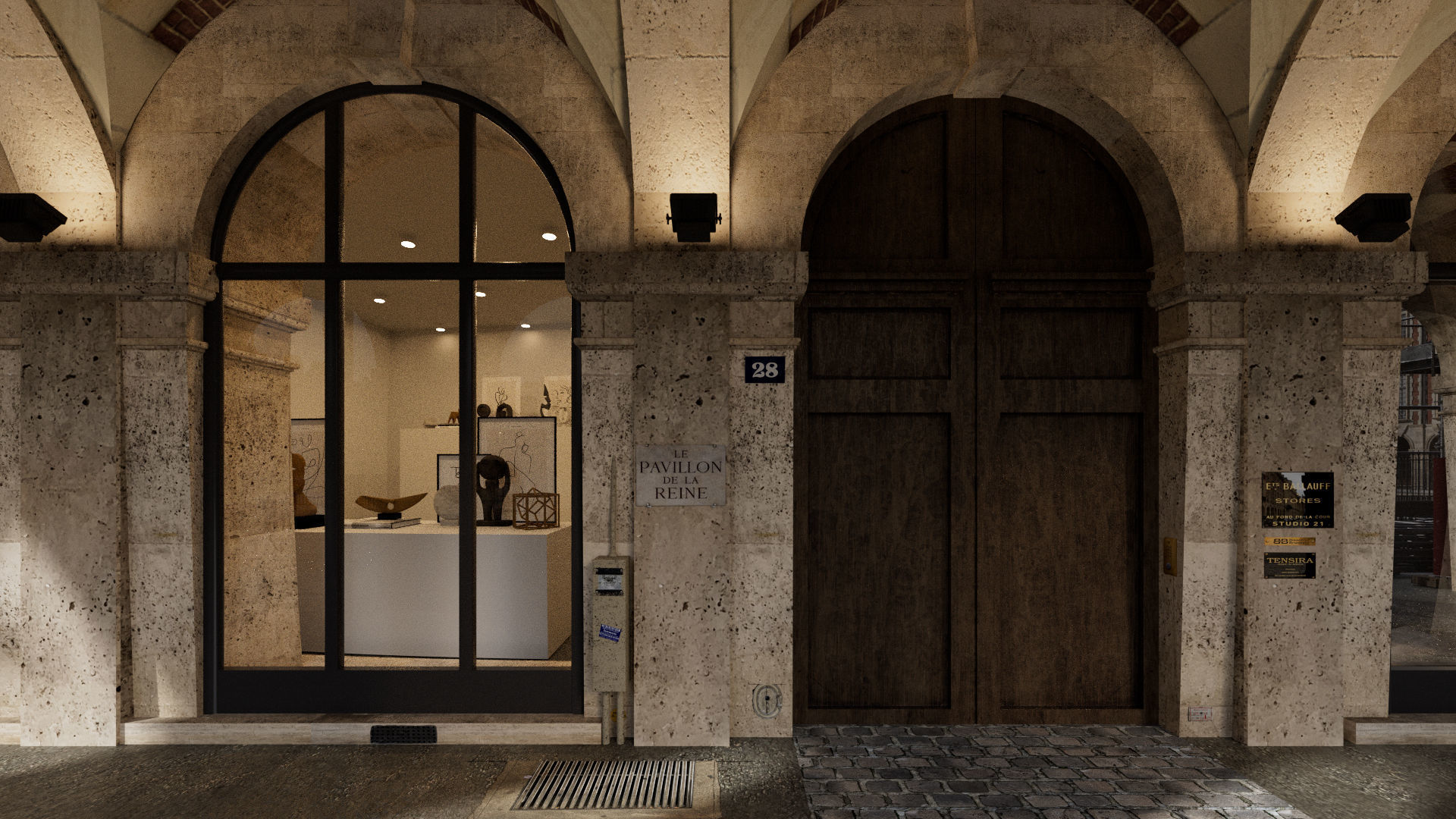 Paris Royal Place des Vosges Studio License 3D model_15