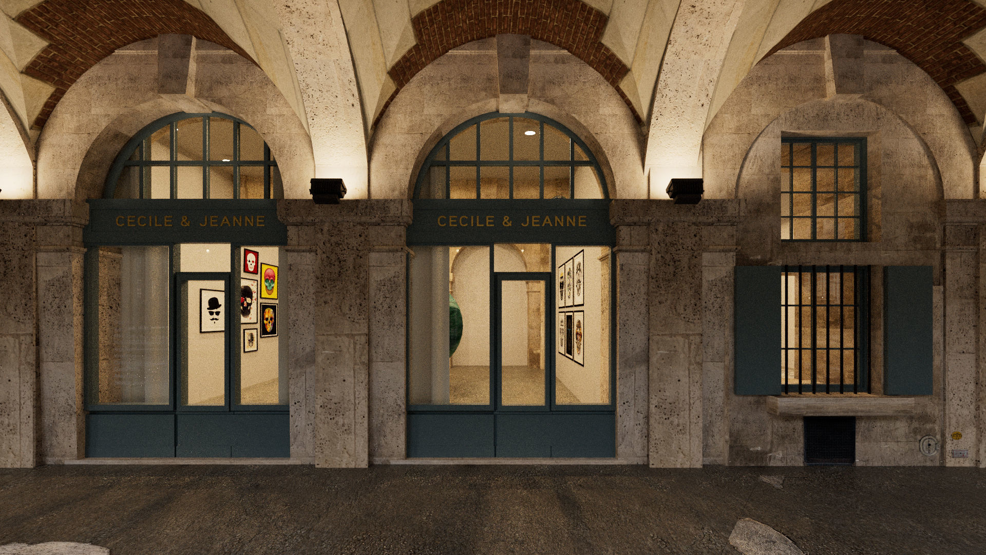 Paris Royal Place des Vosges Studio License 3D model_36