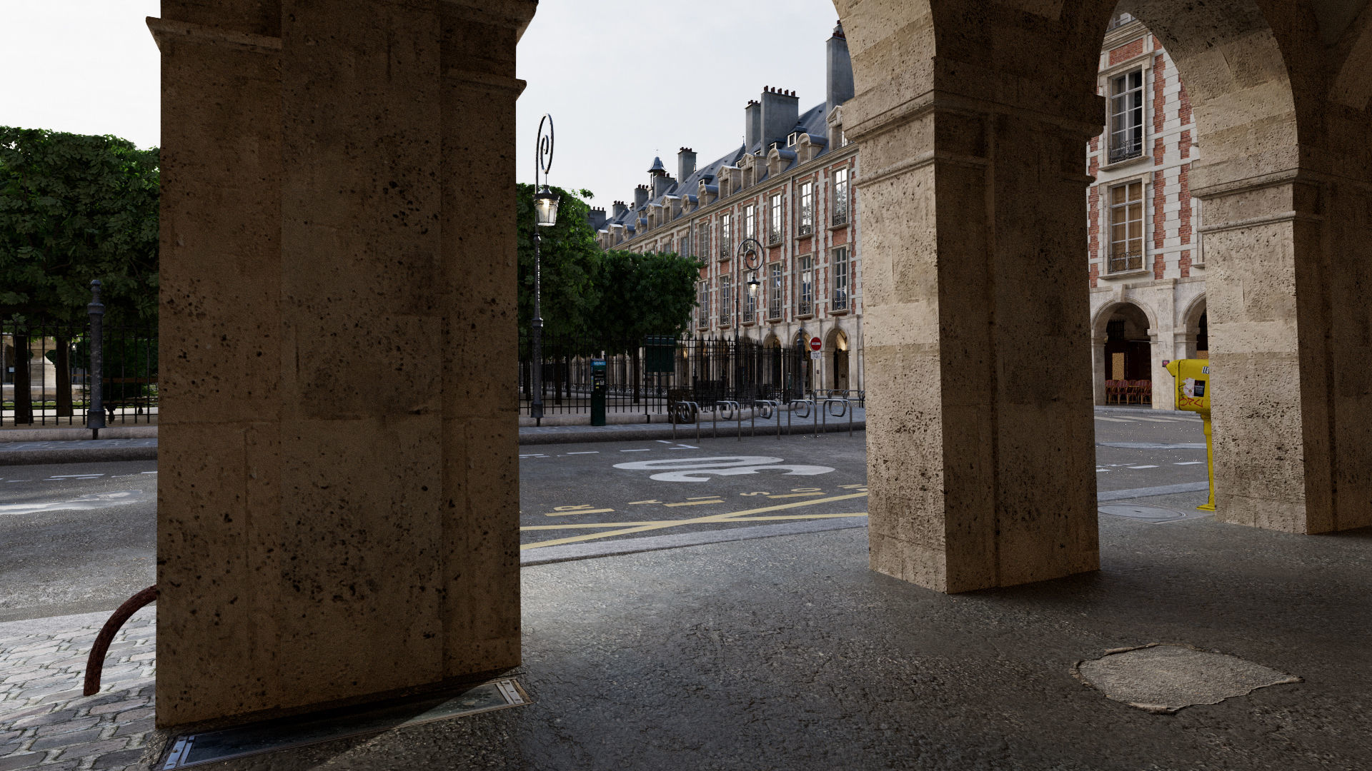 Paris Royal Place des Vosges Studio License 3D model_23