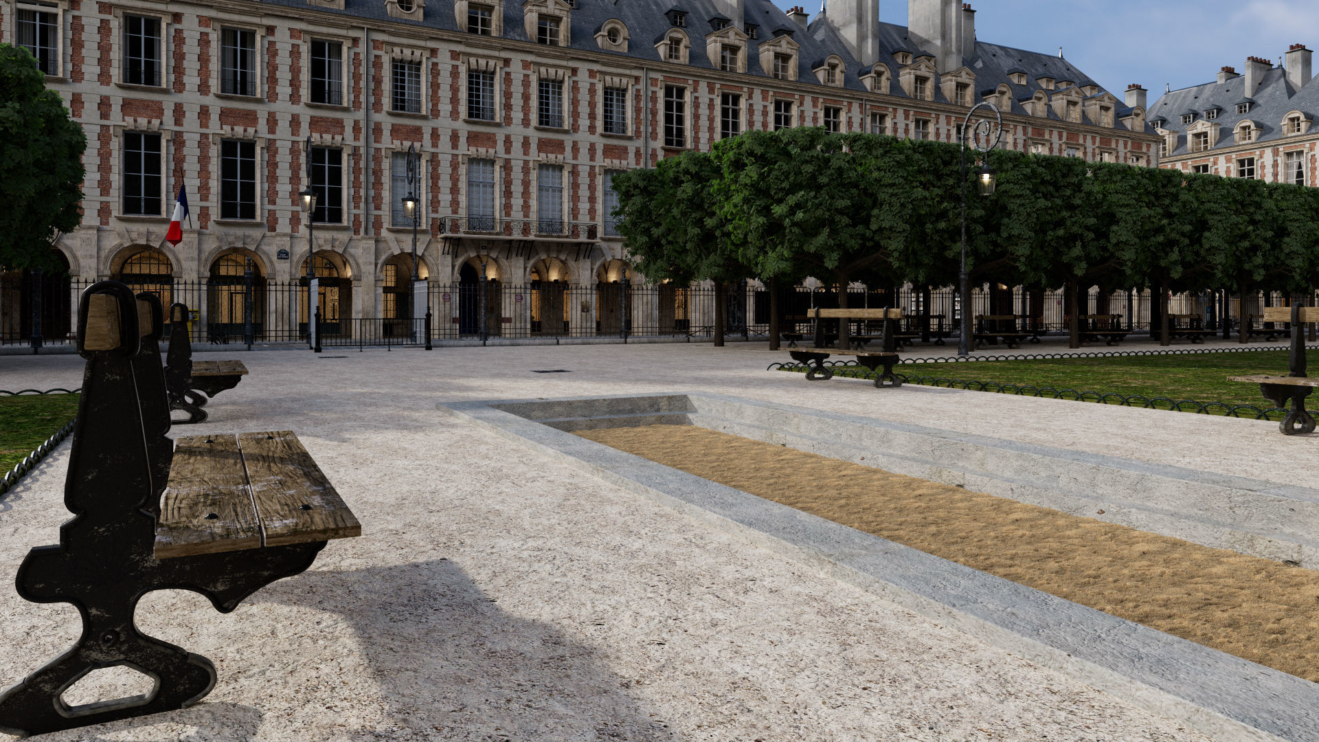 Paris Royal Place des Vosges Studio License 3D model_27