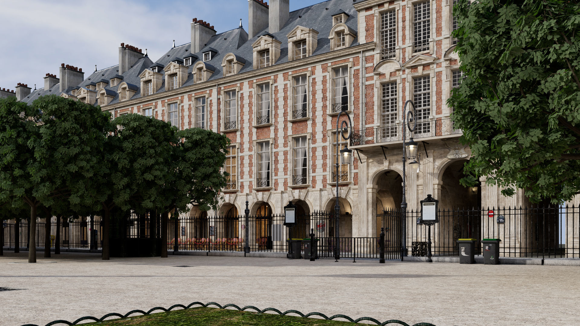 Paris Royal Place des Vosges Studio License 3D model_9