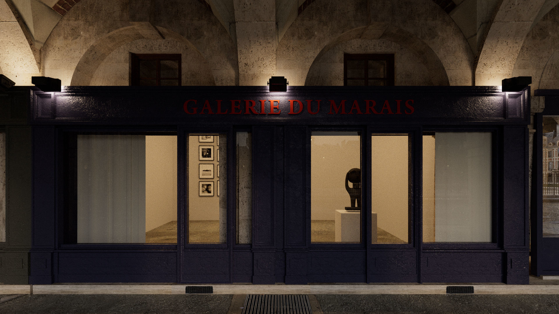 Paris Royal Place des Vosges Studio License 3D model_14