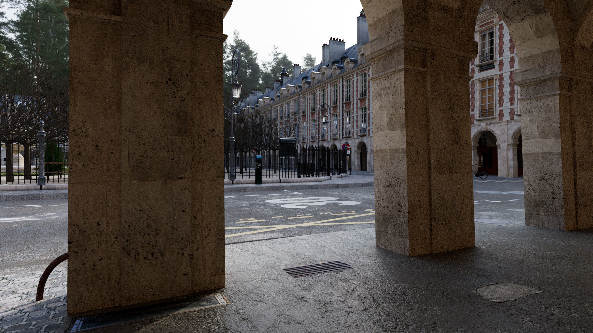 Paris Royal Place des Vosges Studio License 3D model_52