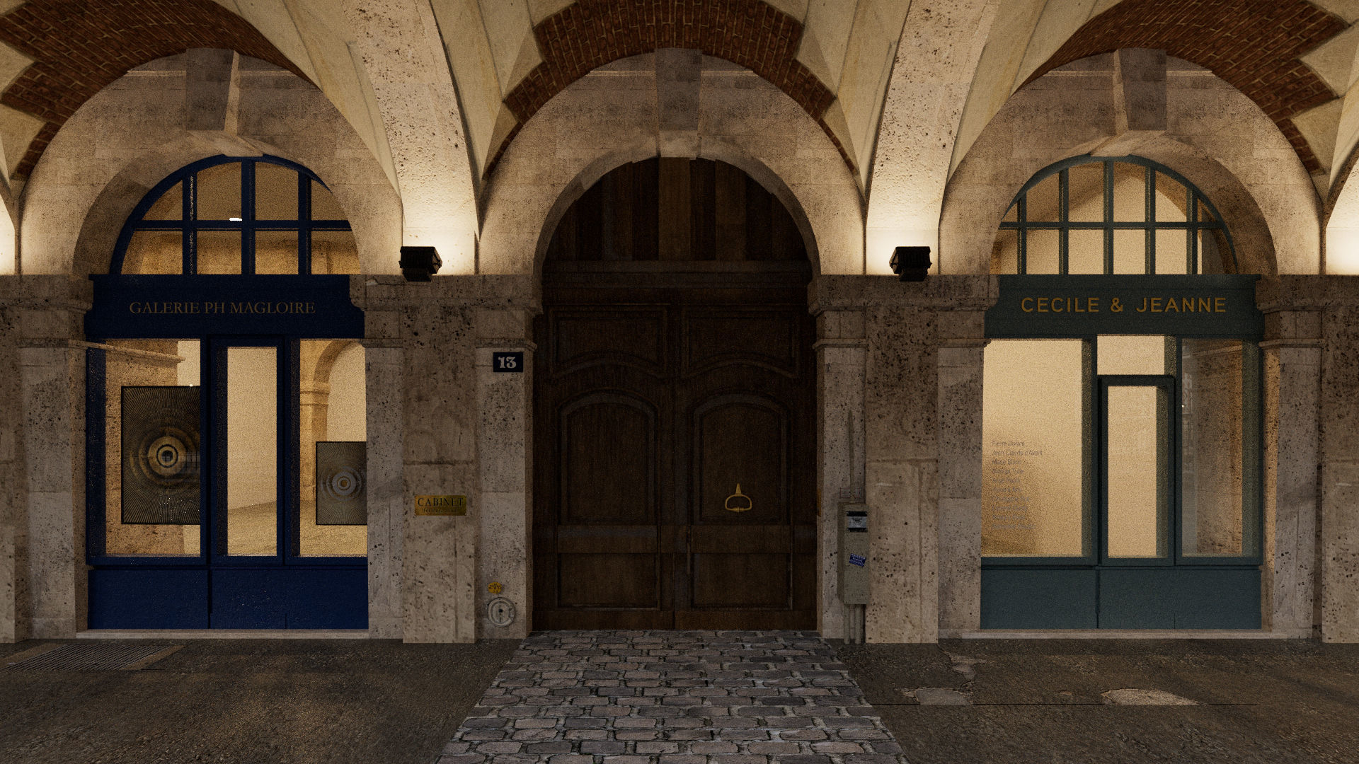 Paris Royal Place des Vosges Studio License 3D model_43