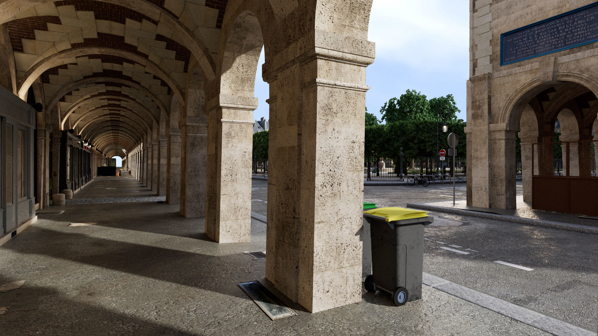 Paris Royal Place des Vosges Studio License 3D model_21