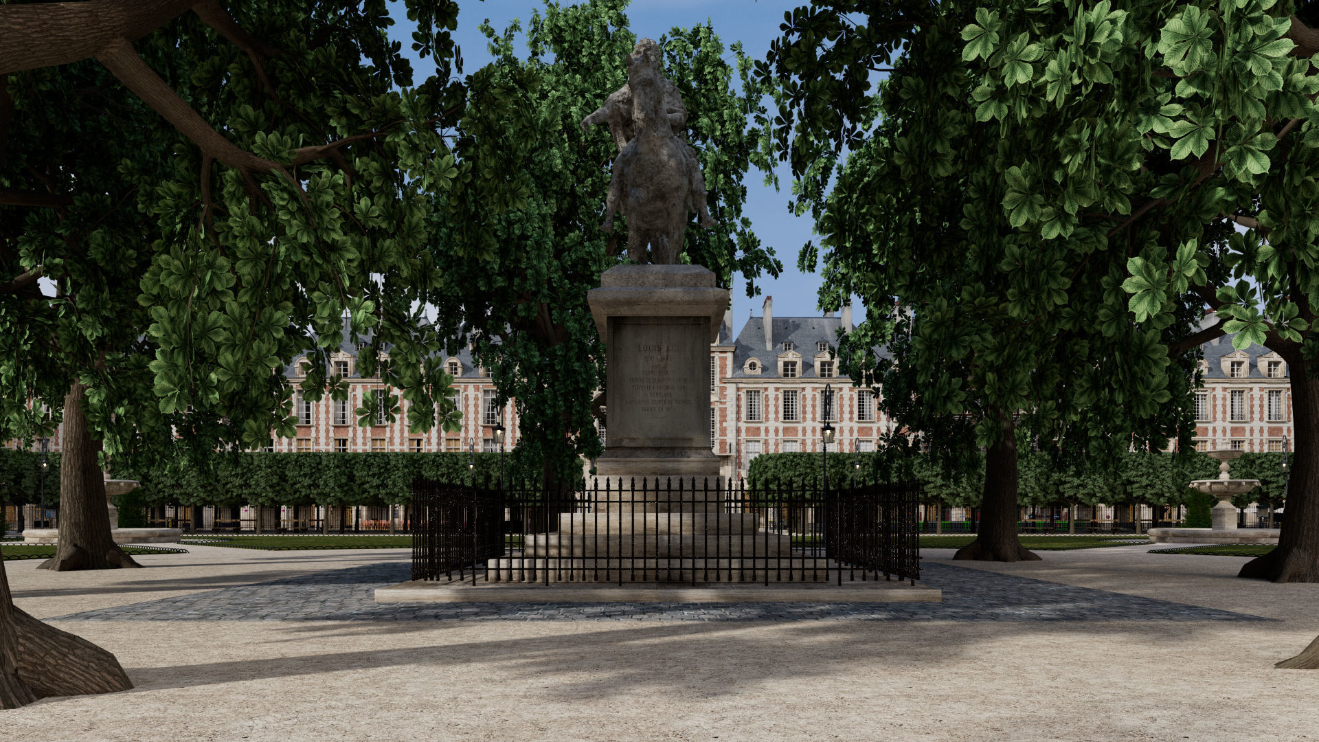 Paris Royal Place des Vosges Studio License 3D model_44