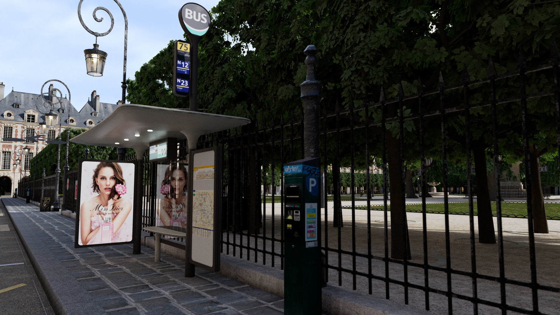 Paris Royal Place des Vosges Studio License 3D model_13