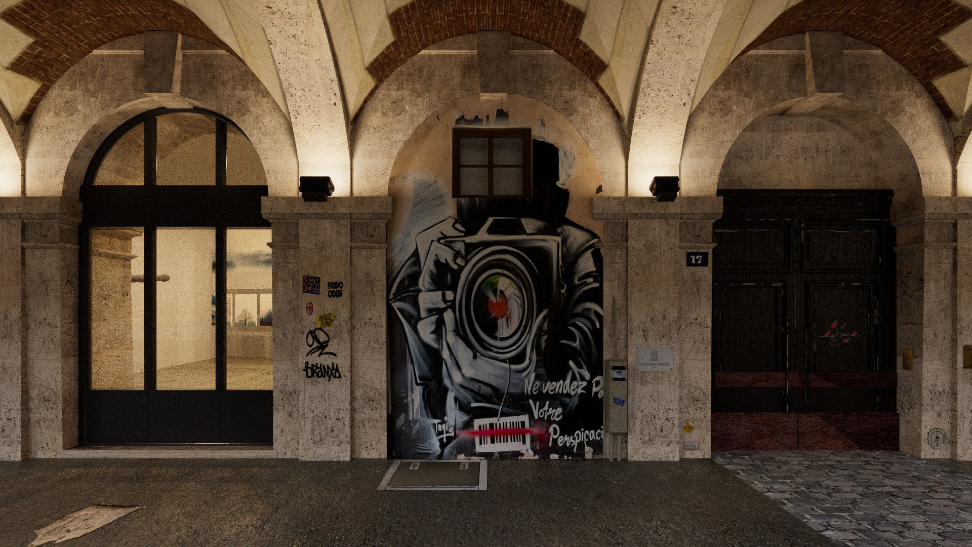 Paris Royal Place des Vosges Studio License 3D model_41