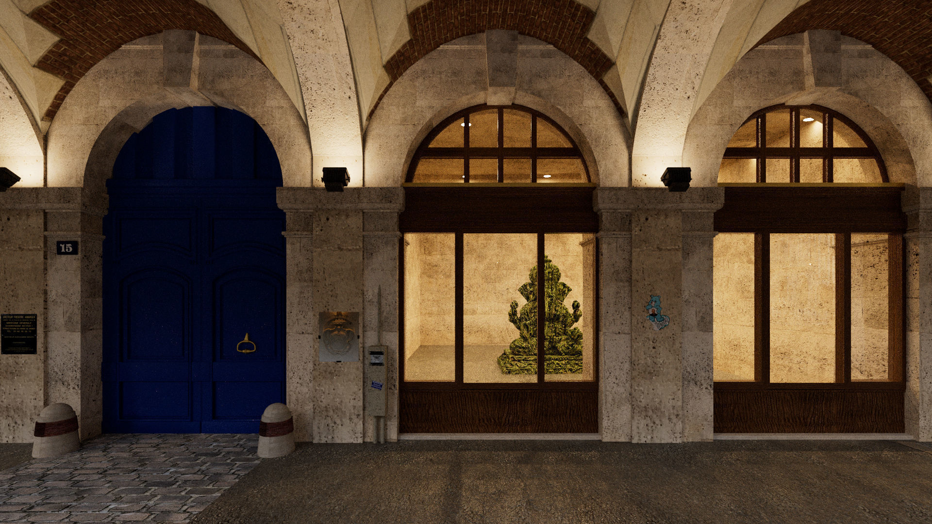 Paris Royal Place des Vosges Studio License 3D model_42