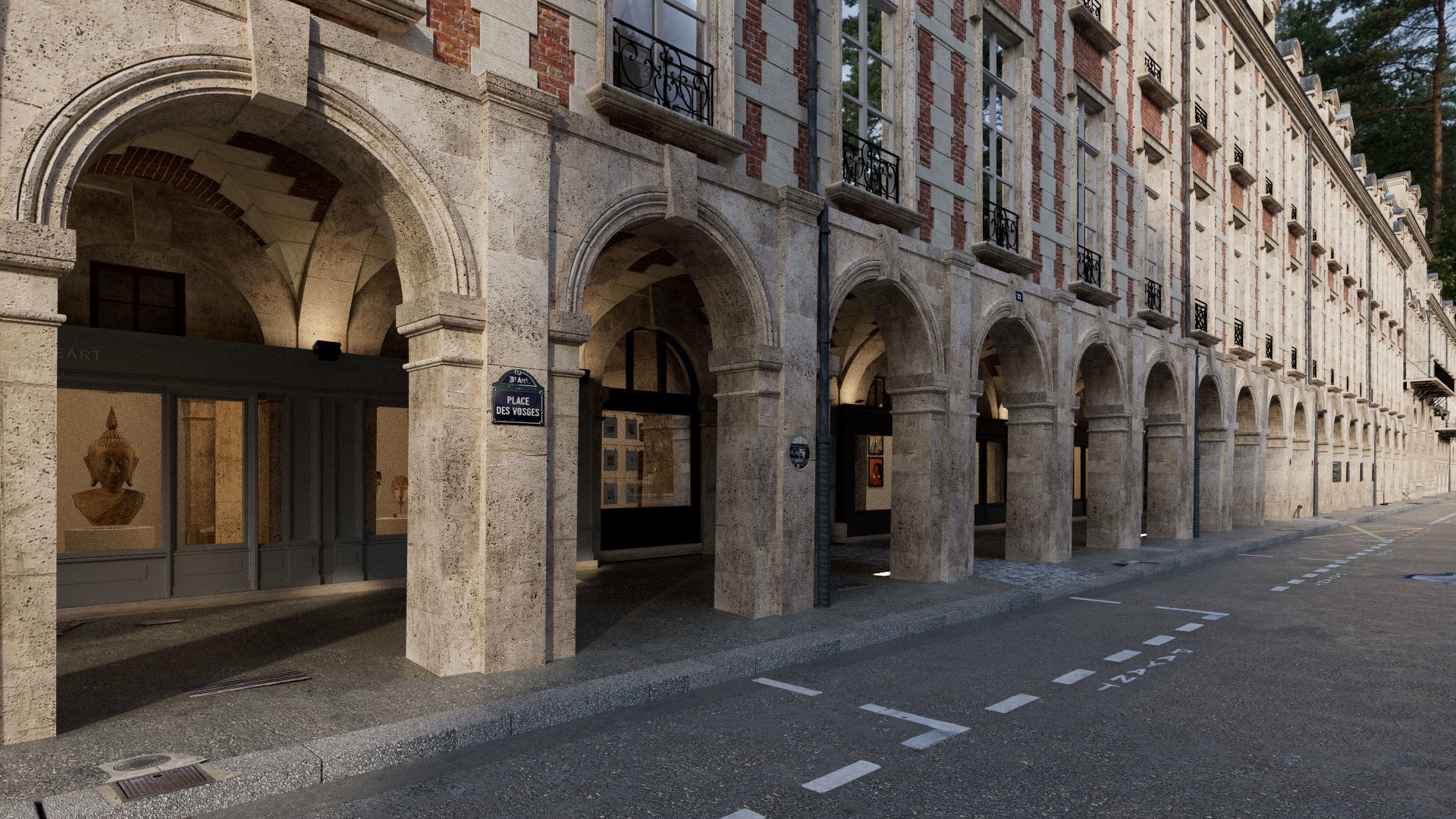 Paris Royal Place des Vosges Studio License 3D model_46