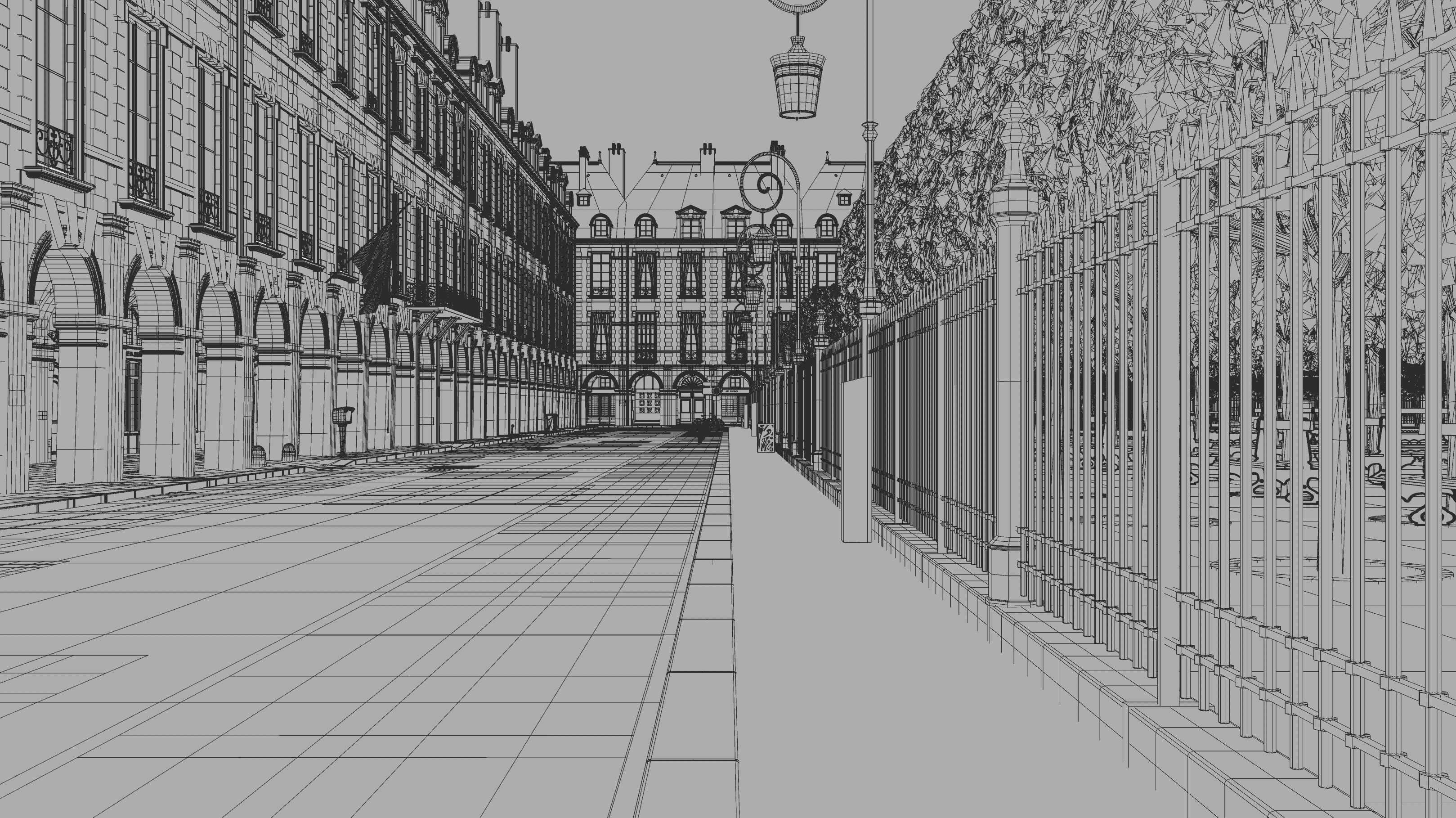 Paris Royal Place des Vosges Studio License 3D model_58