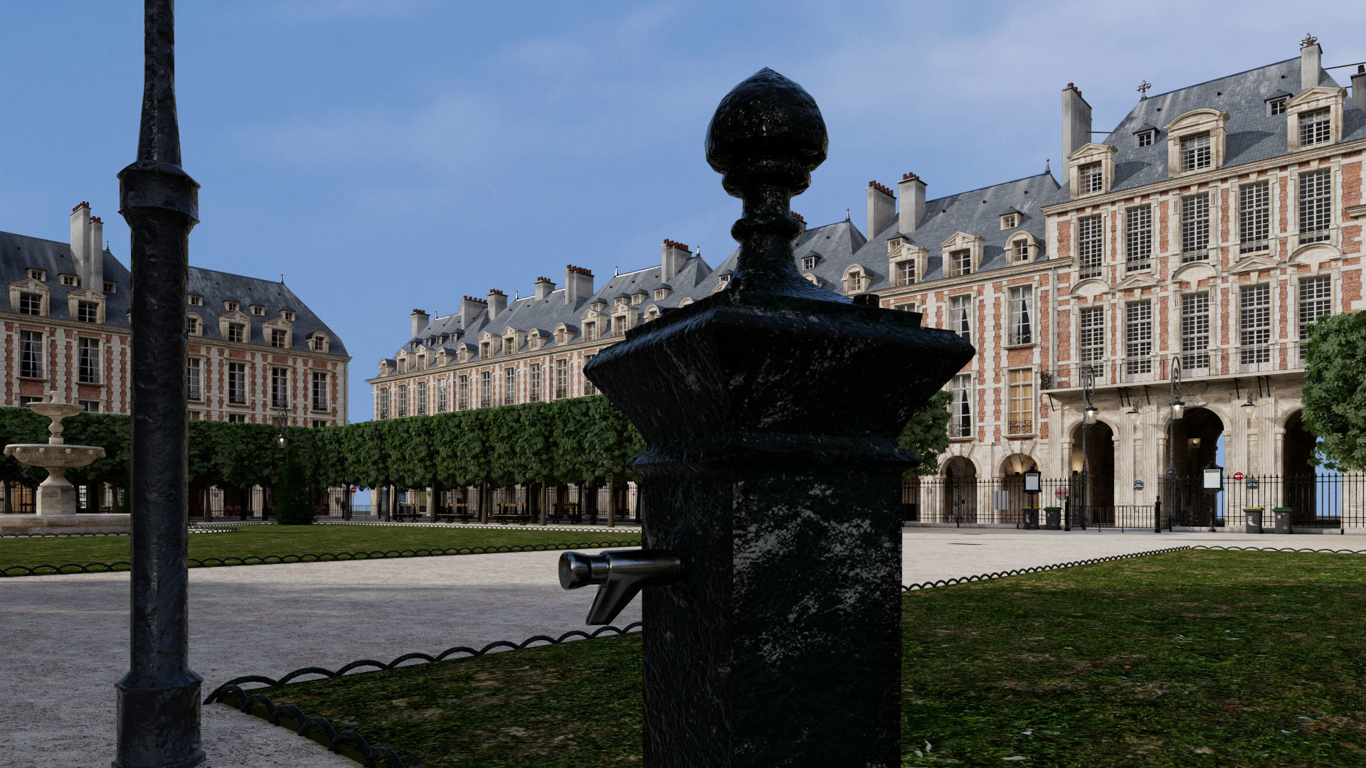 Paris Royal Place des Vosges Studio License 3D model_8