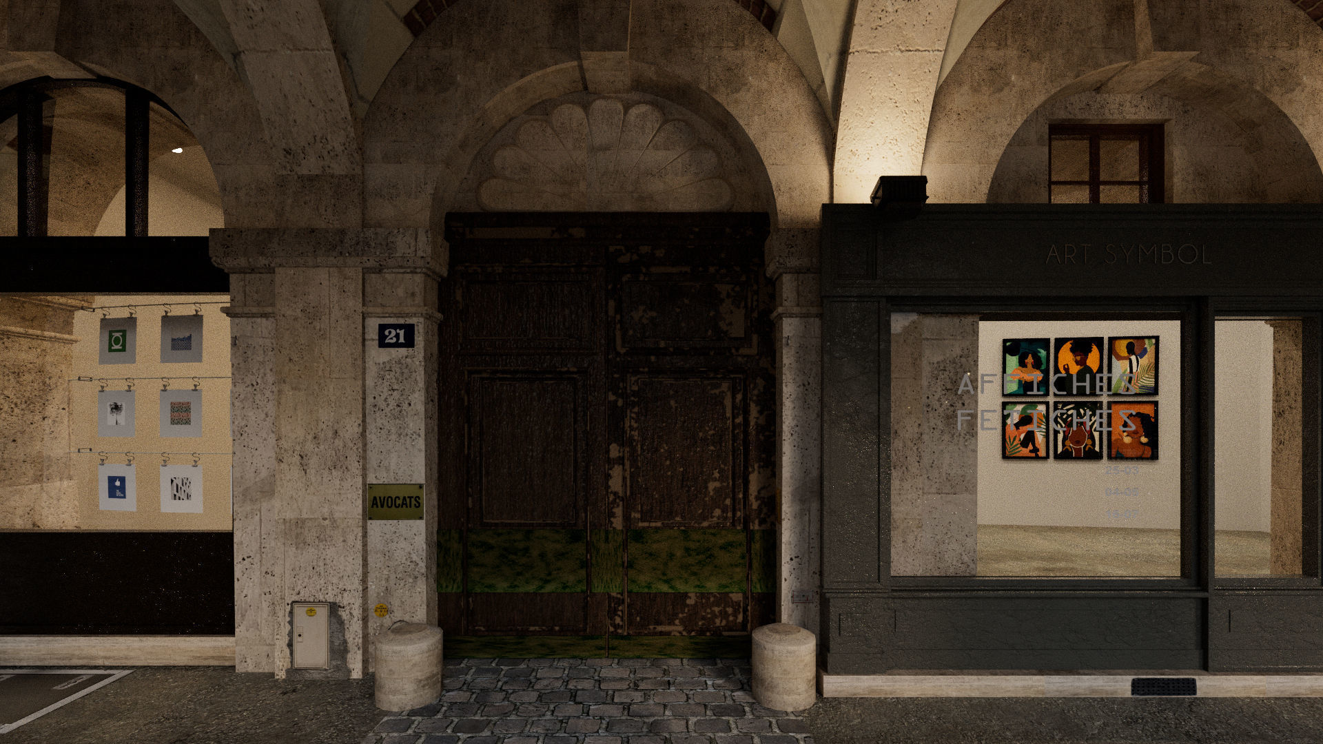 Paris Royal Place des Vosges Studio License 3D model_34