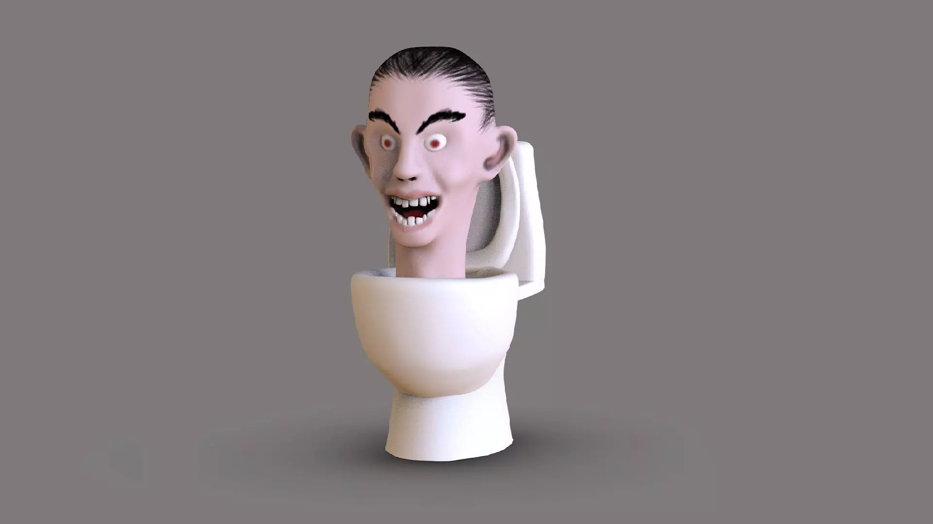 Skibidi Toilet 1 Low-poly 3D model